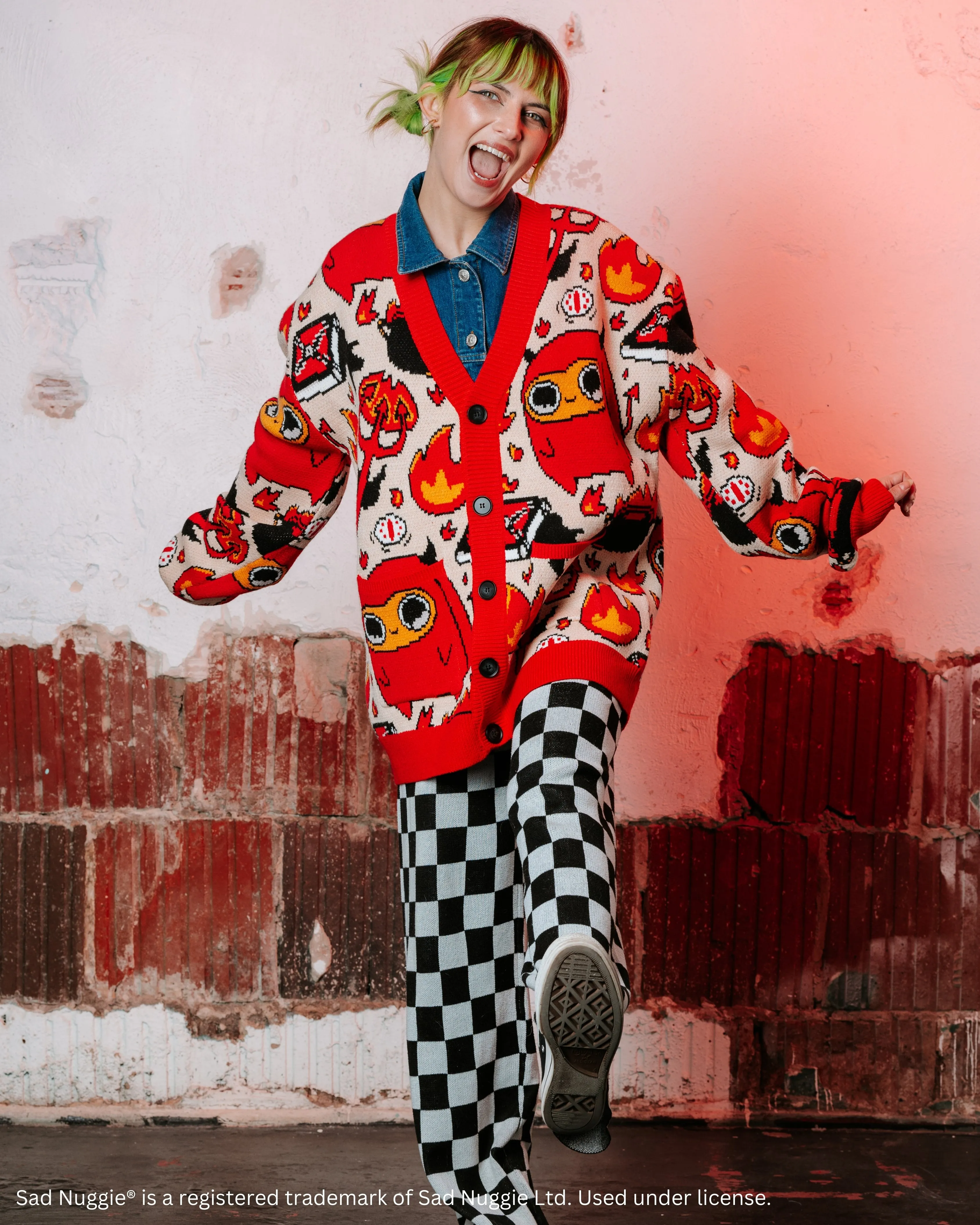 Devilish Nuggie Cardigan sold by Steady Hands product image thumbnail 5