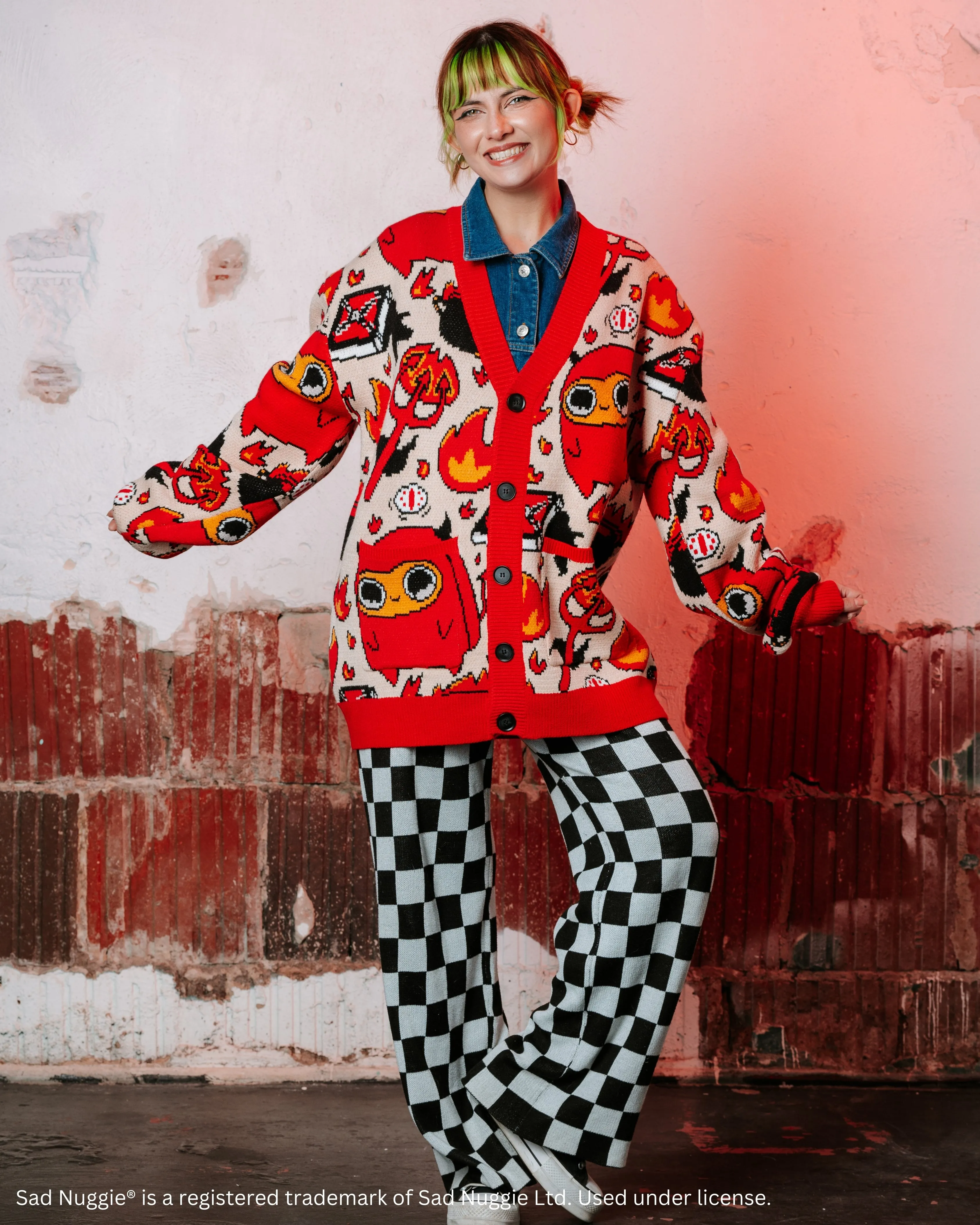 Devilish Nuggie Cardigan sold by Steady Hands product image thumbnail 4