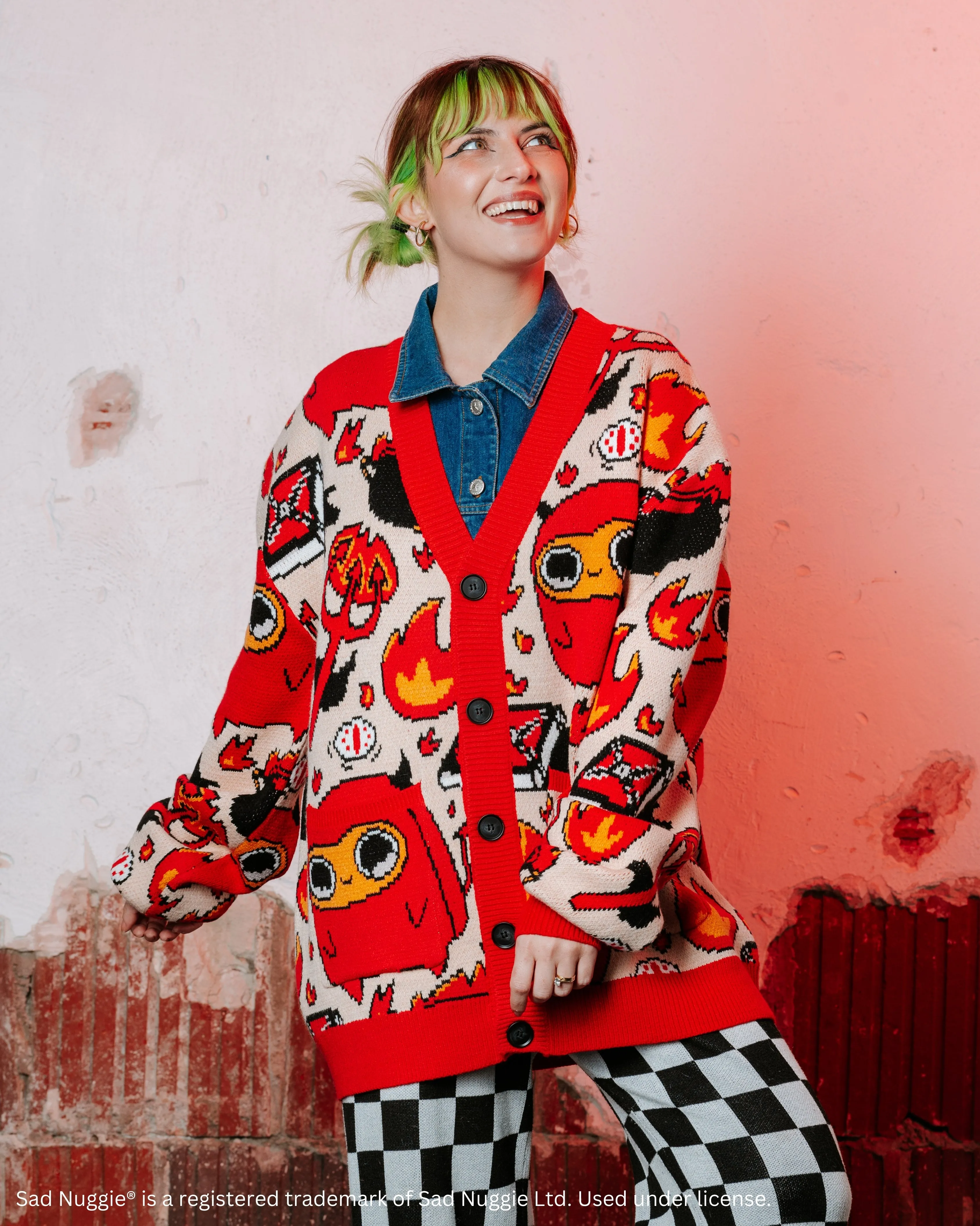 Devilish Nuggie Cardigan sold by Steady Hands product image thumbnail 3