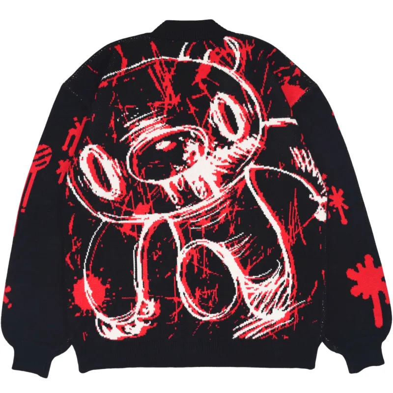 Bloody Bear Cardigan sold by Steady Hands