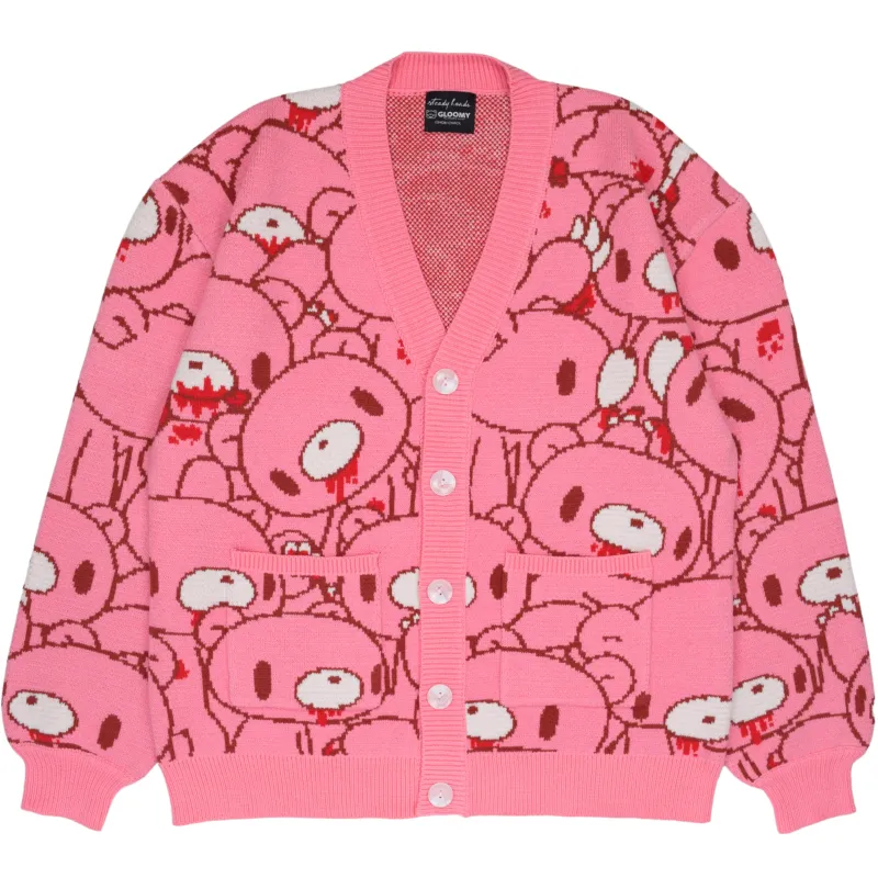 Beary Gloomy Cardigan made by Steady Hands