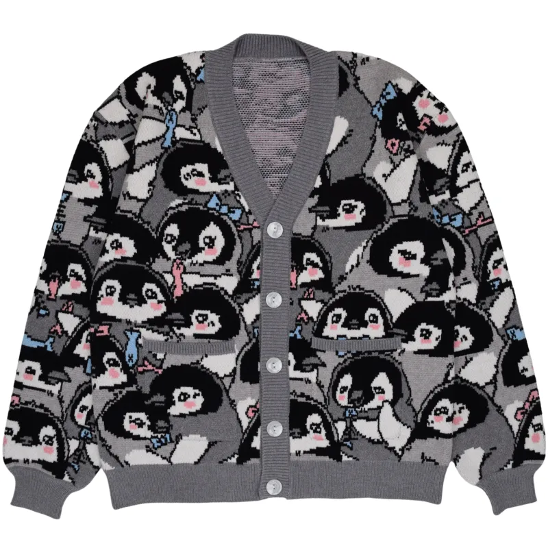 Teeny Penguinies Cardigan sold by Steady Hands