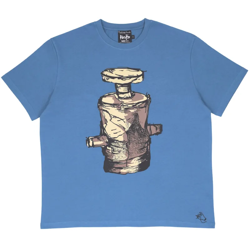 Teal Fujita Tee sold by Steady Hands
