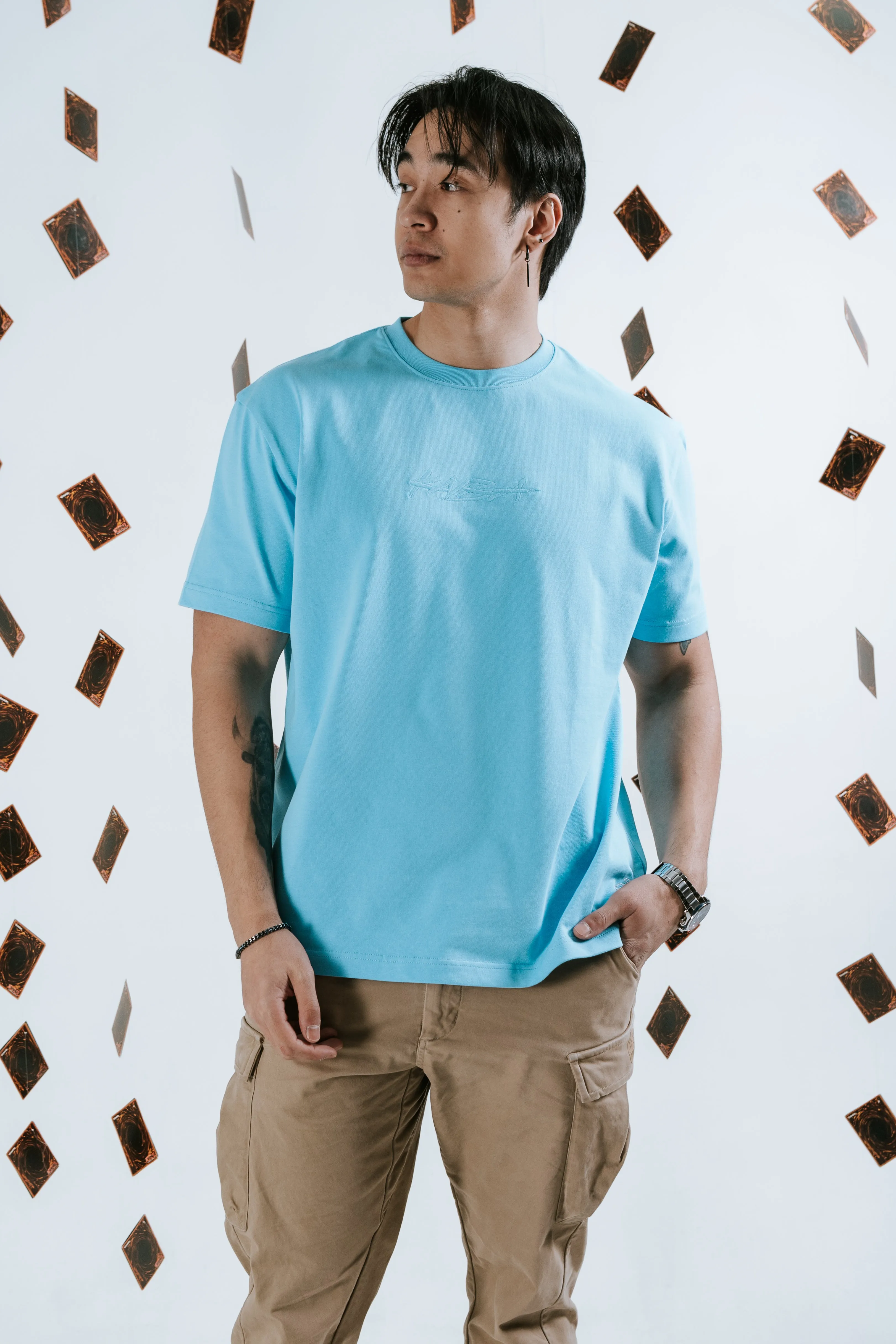 Blue-Eyes Tee sold by Steady Hands product image thumbnail 4
