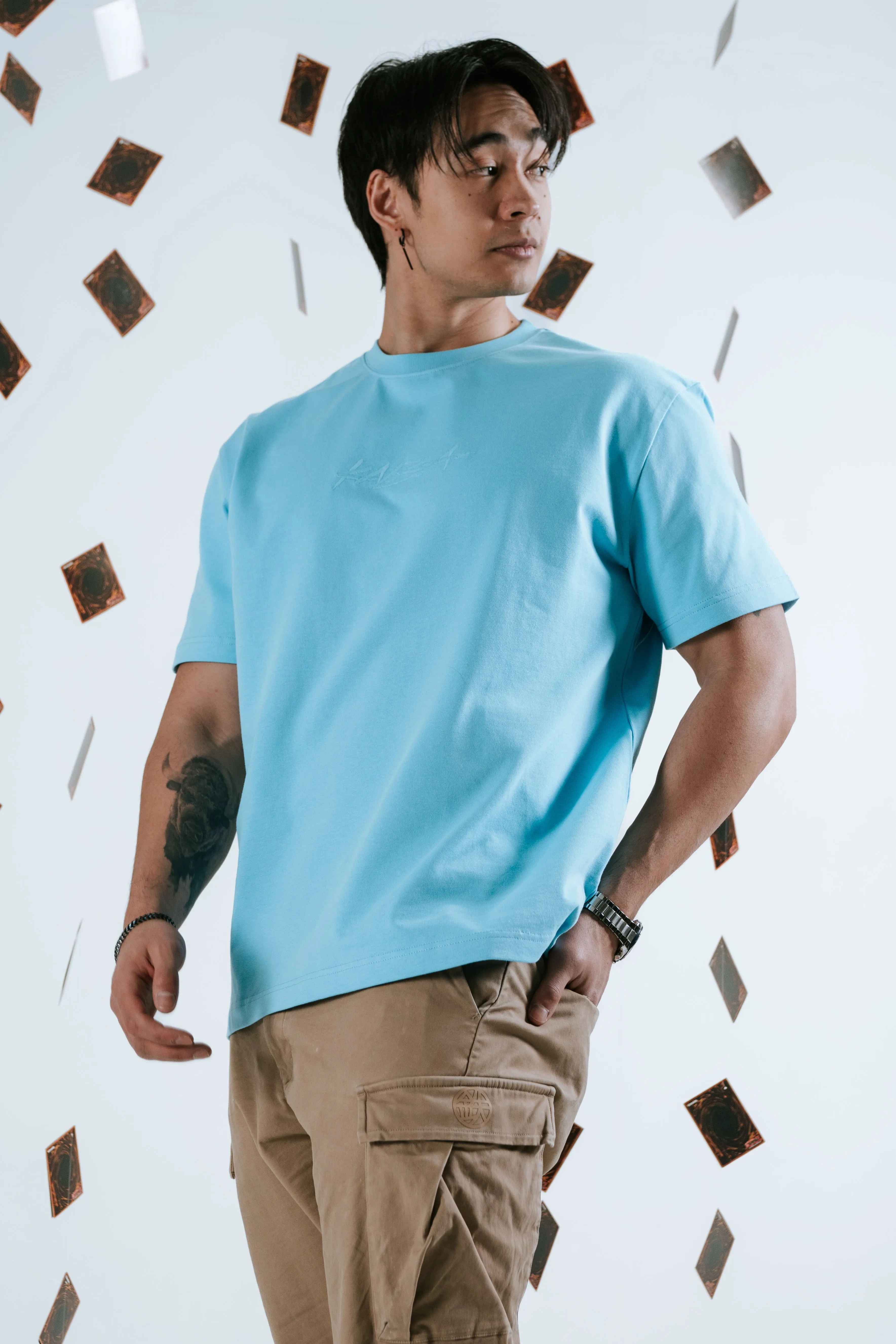 Blue-Eyes Tee sold by Steady Hands product image thumbnail 5