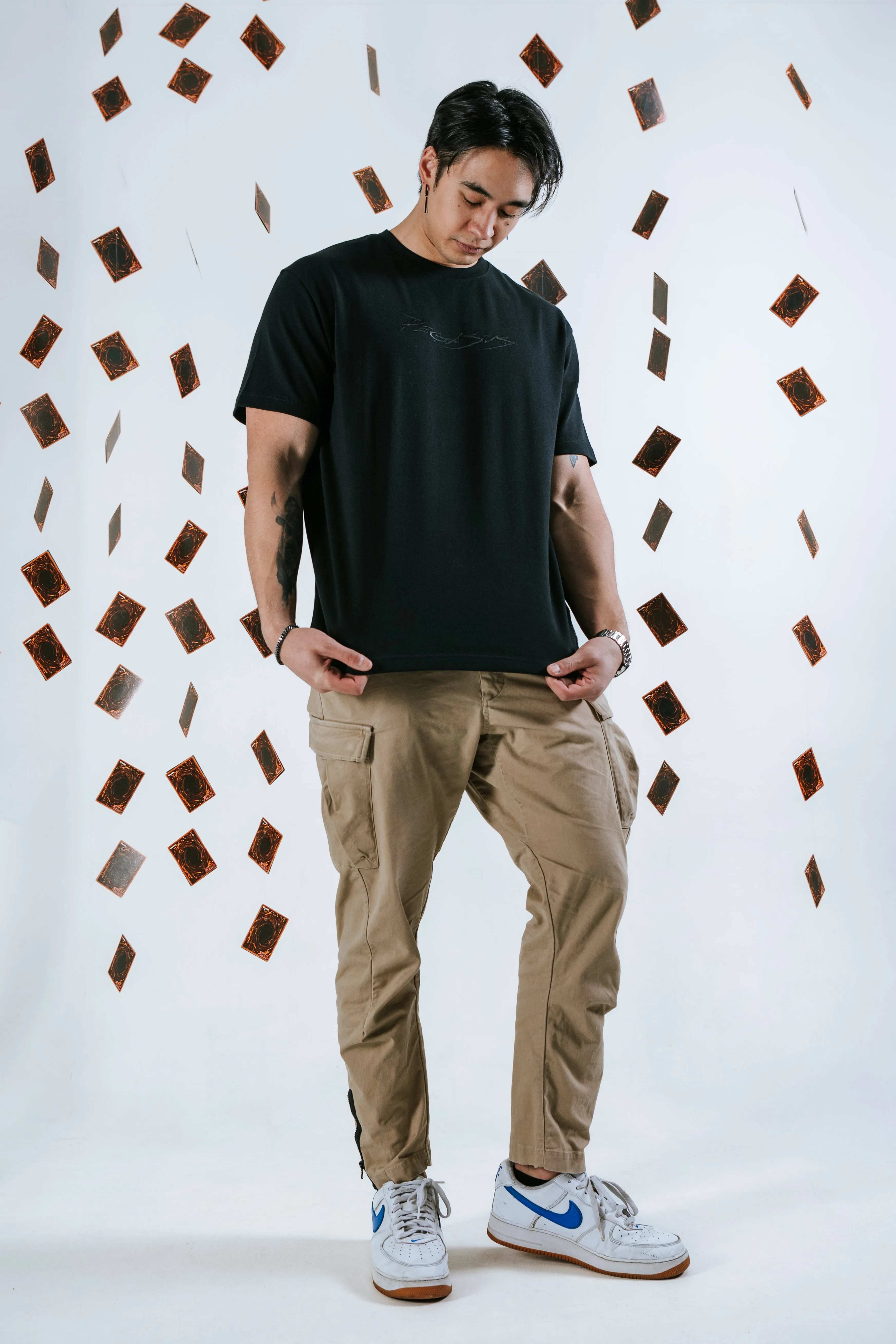 Blue-Eyes Toon Black Tee sold by Steady Hands product image thumbnail 5