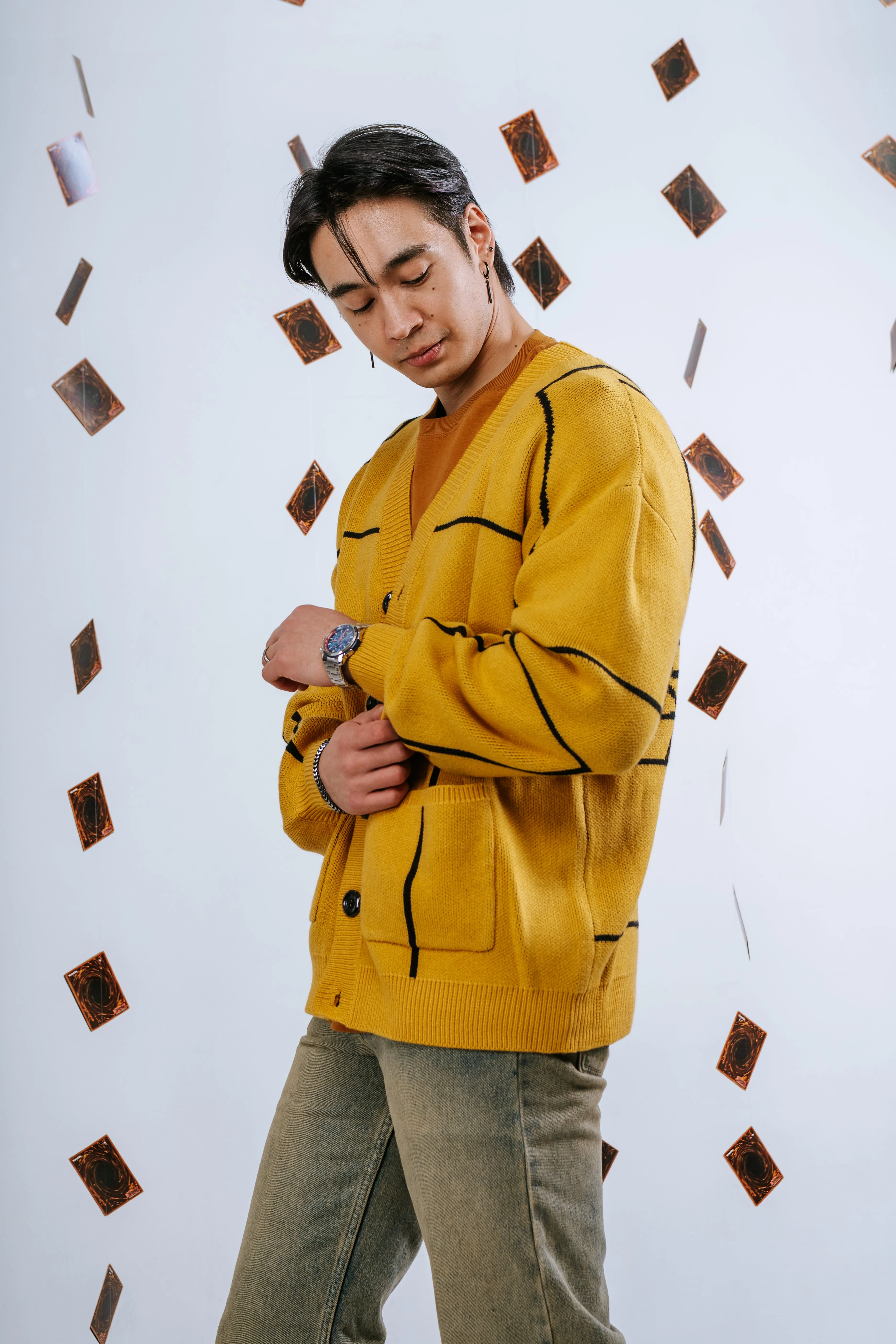 Millennium Puzzle Cardigan sold by Steady Hands product image thumbnail 4