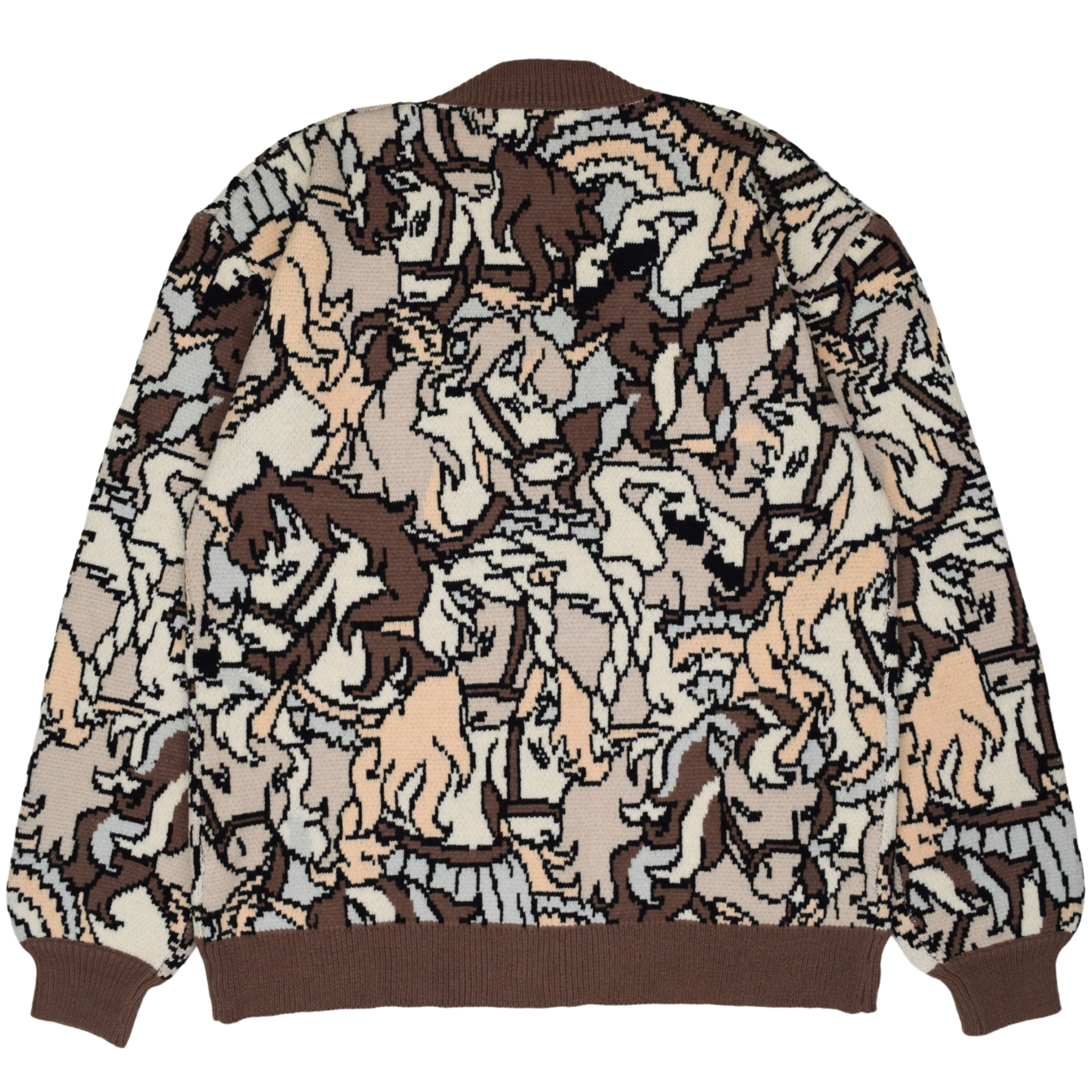 Unicorn on the Cob Cardigan sold by Steady Hands product image thumbnail 2