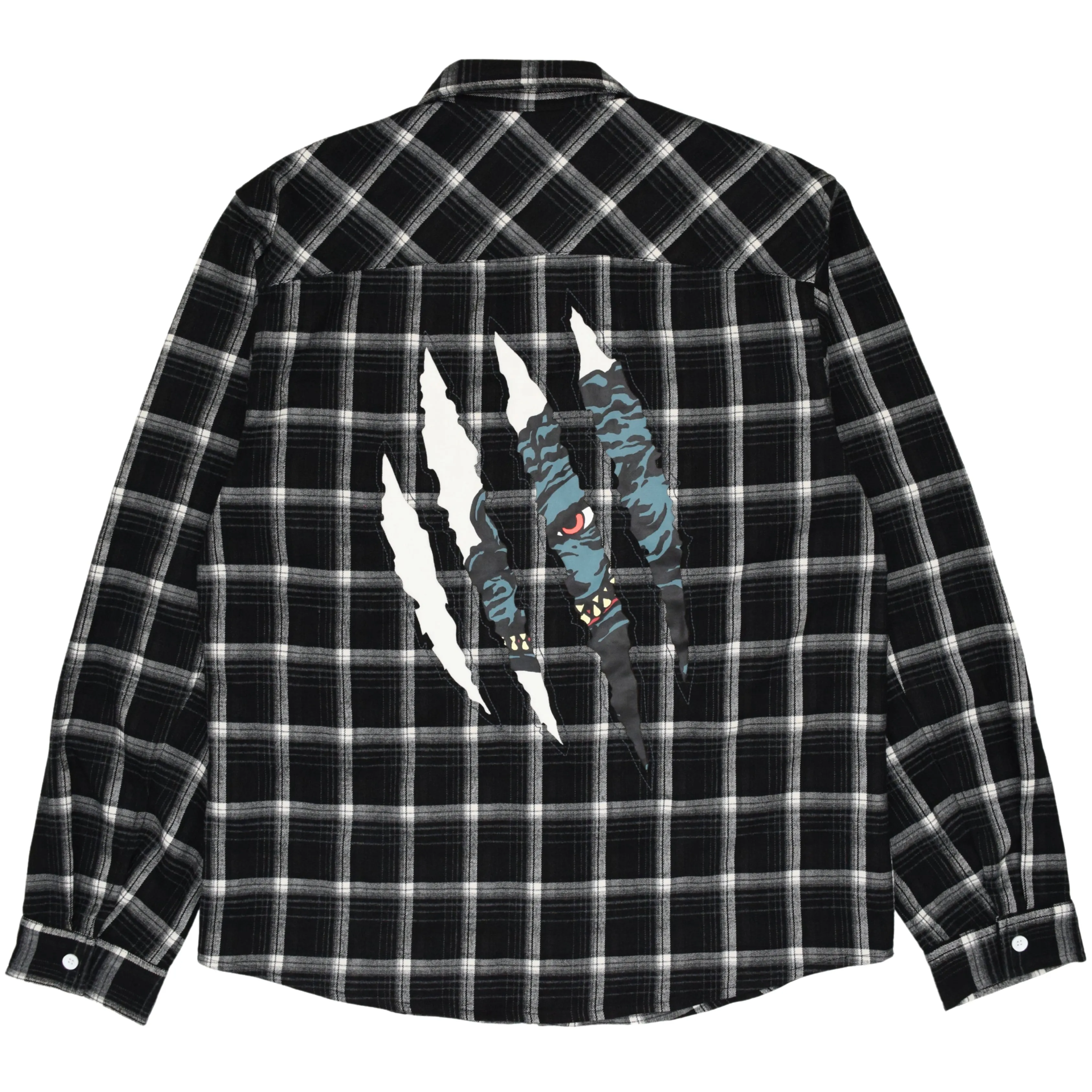 Godzilla Flannel sold by Steady Hands