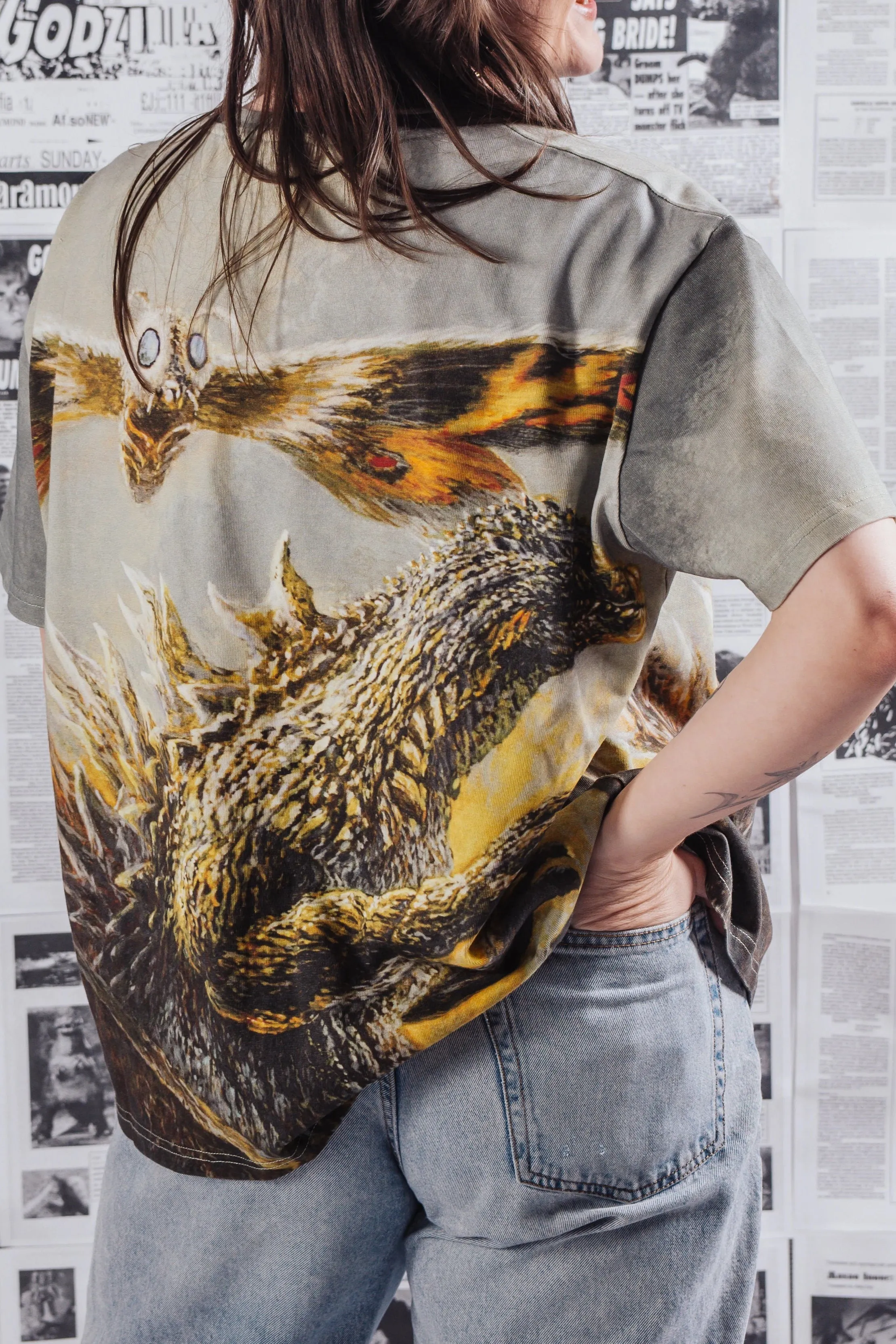Godzilla x Mothra Tee sold by Steady Hands product image thumbnail 4