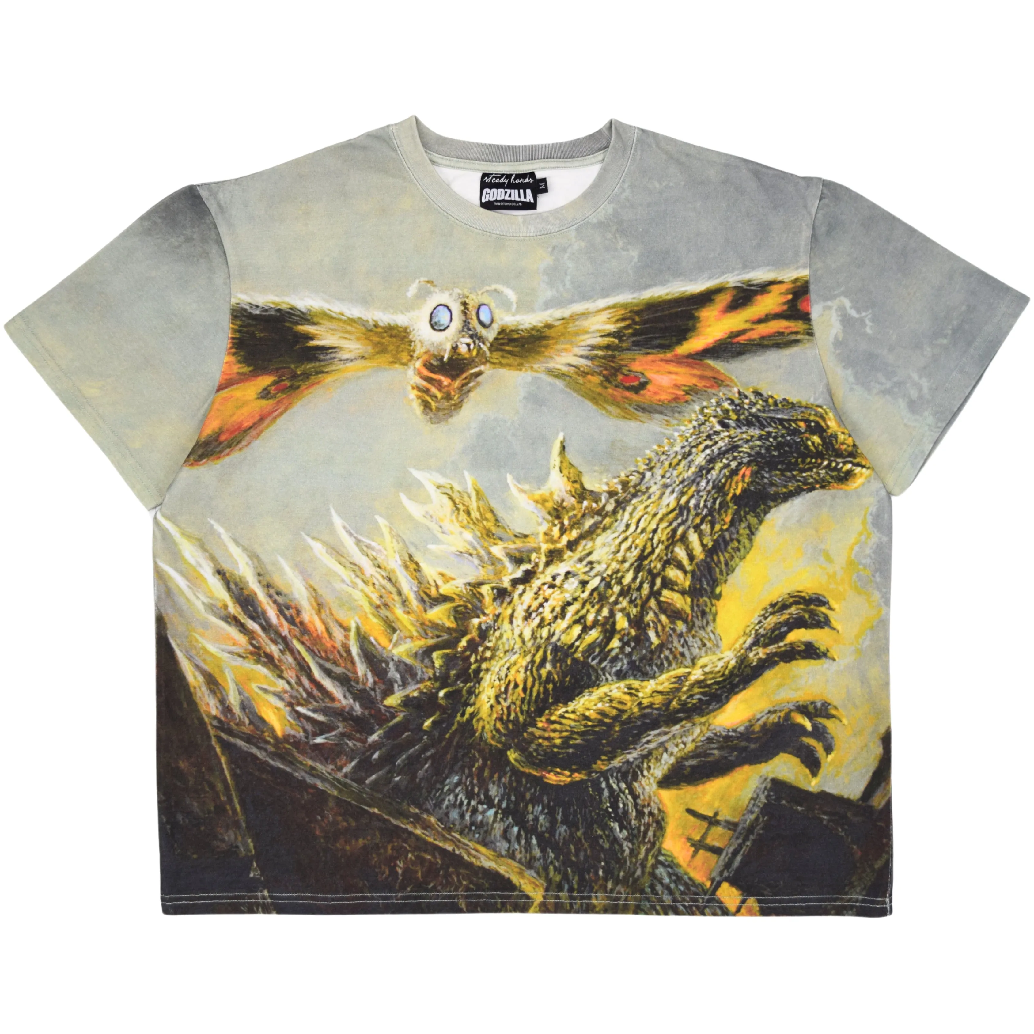 Godzilla x Mothra Tee sold by Steady Hands