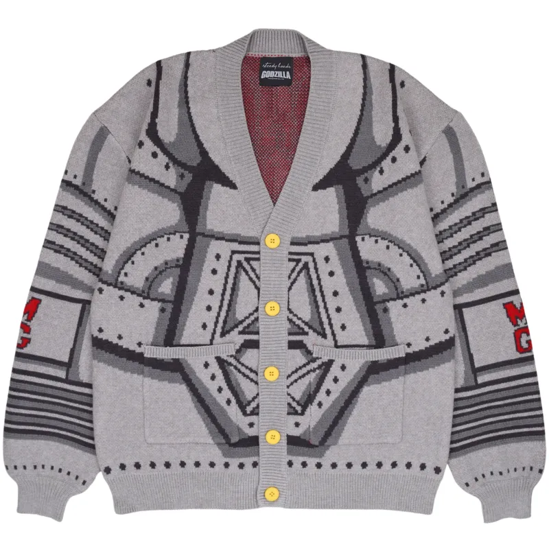 Mechagodzilla Cardigan sold by Steady Hands