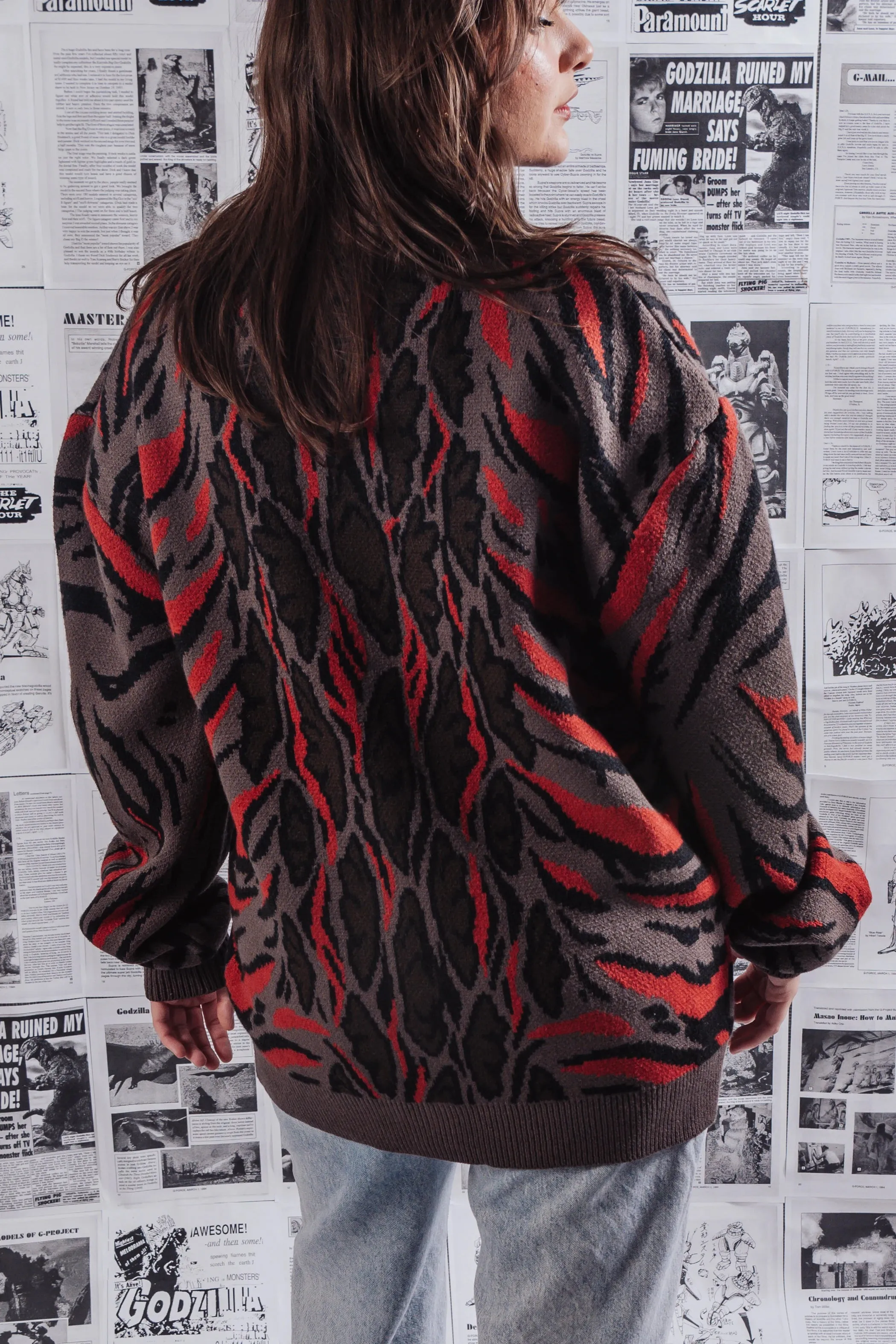 Shin Godzilla Cardigan sold by Steady Hands product image thumbnail 4