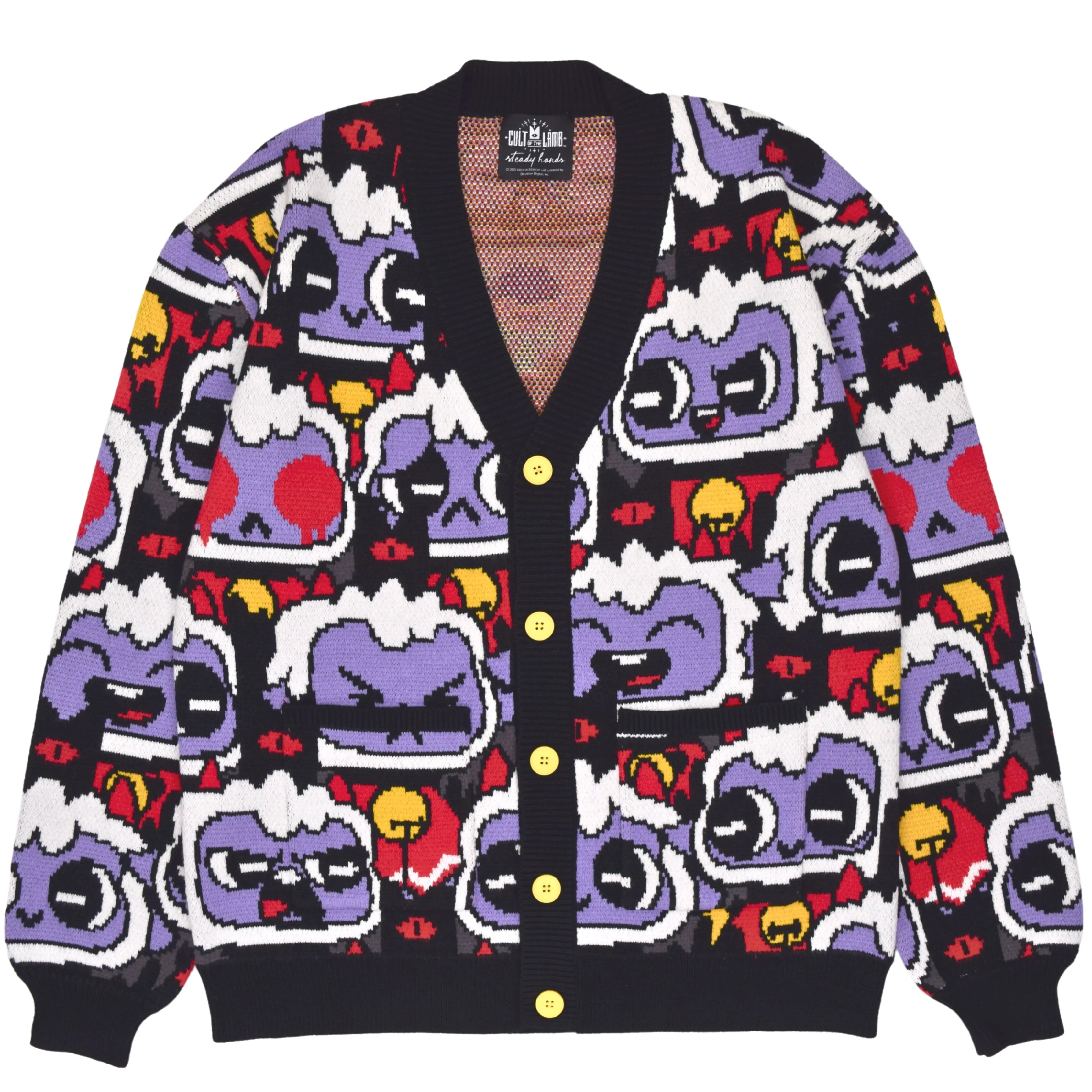 On the Lamb Cardigan sold by Steady Hands