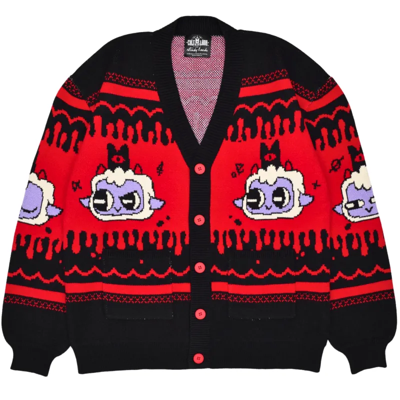 Cult Leader Cardigan sold by Steady Hands