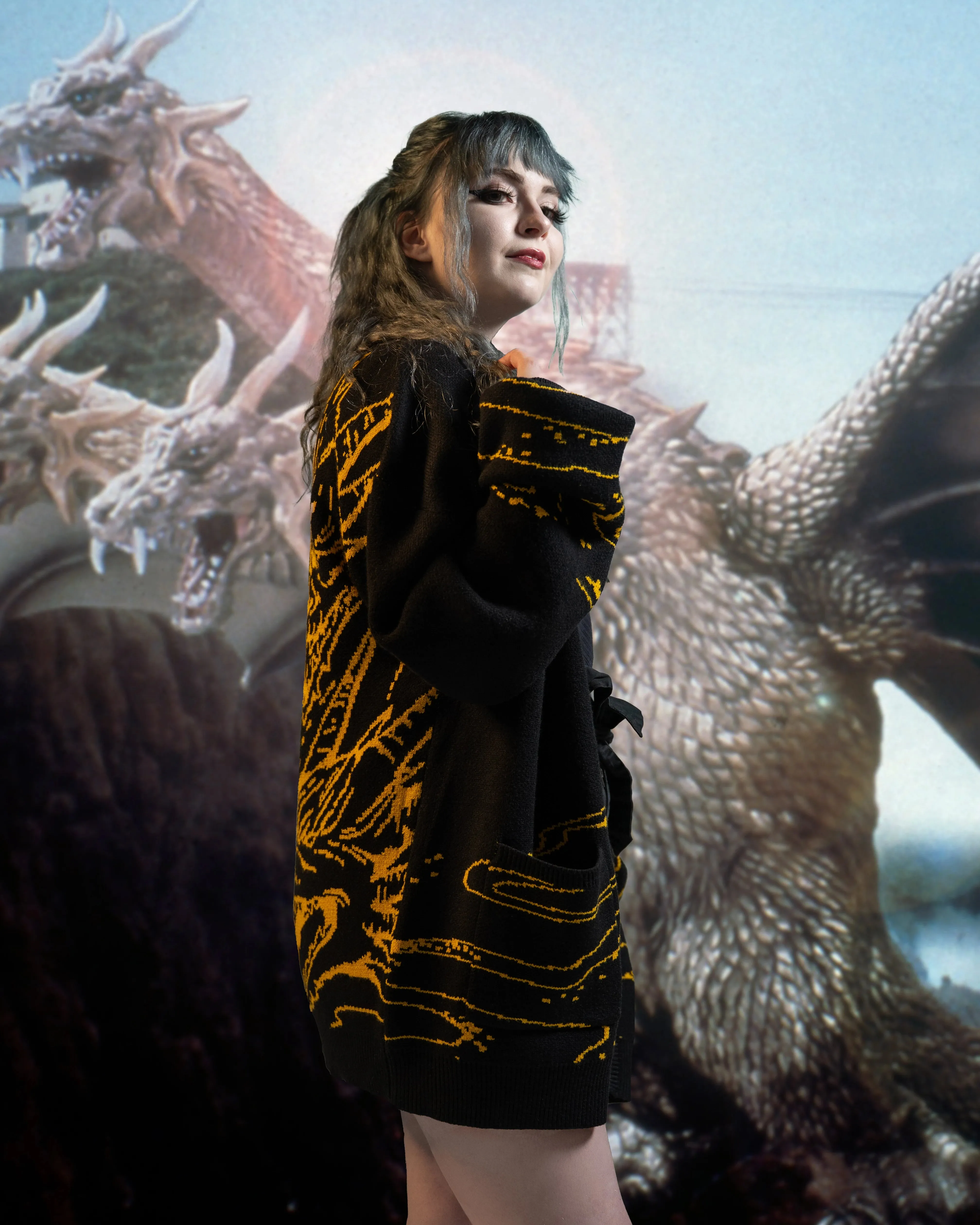 Monster Zero Cardigan sold by Steady Hands product image thumbnail 4