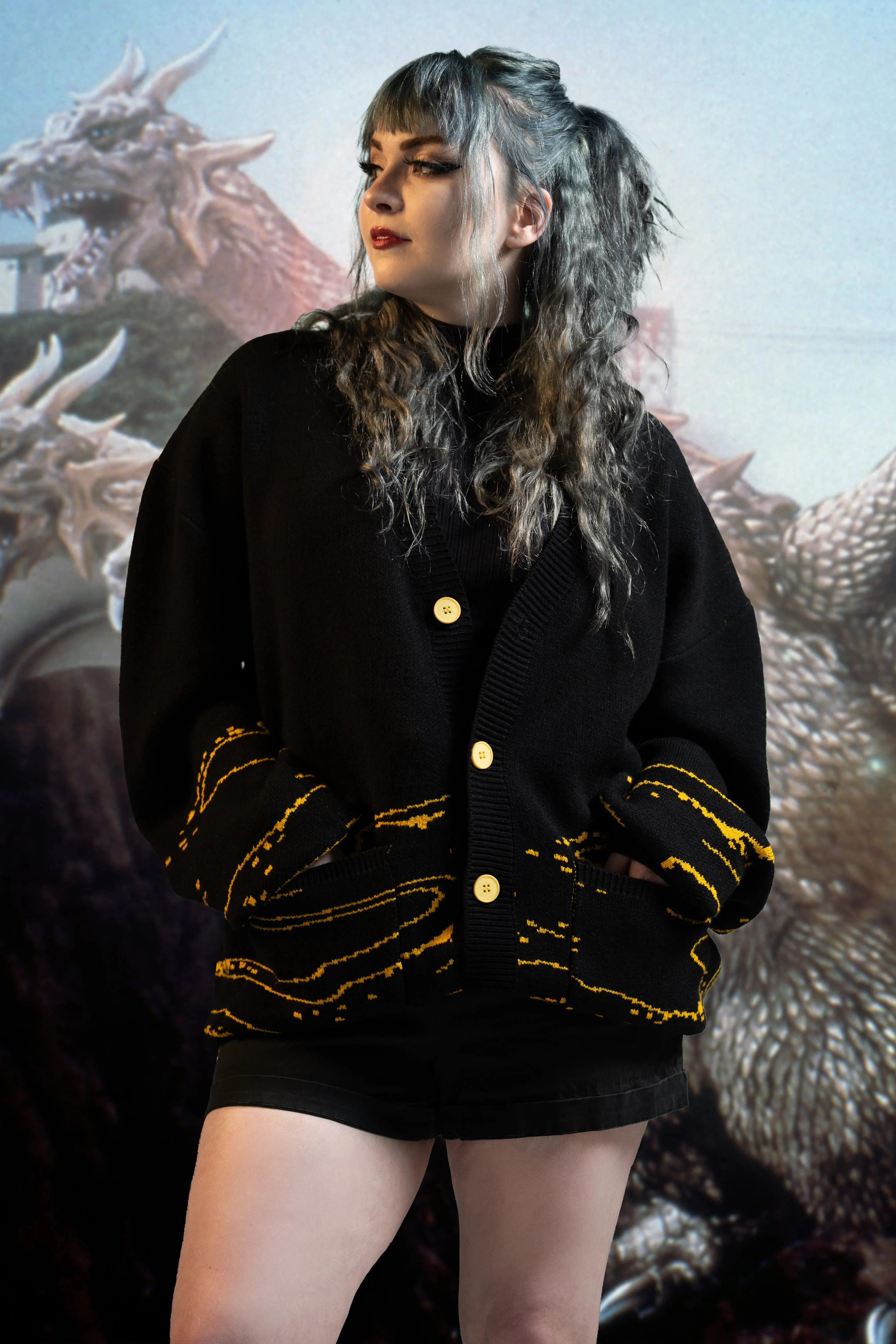 Monster Zero Cardigan sold by Steady Hands product image thumbnail 5