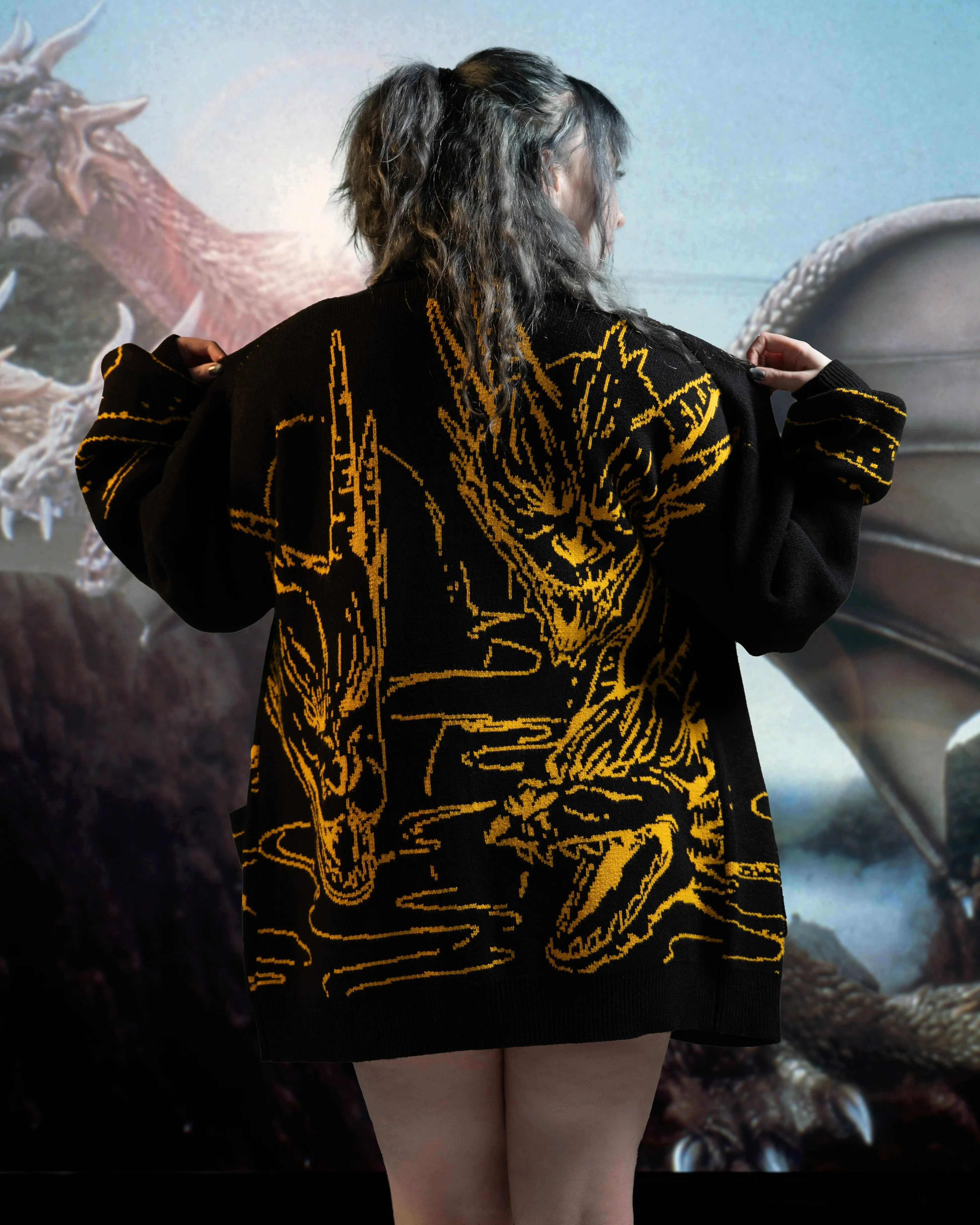 Monster Zero Cardigan sold by Steady Hands product image thumbnail 3