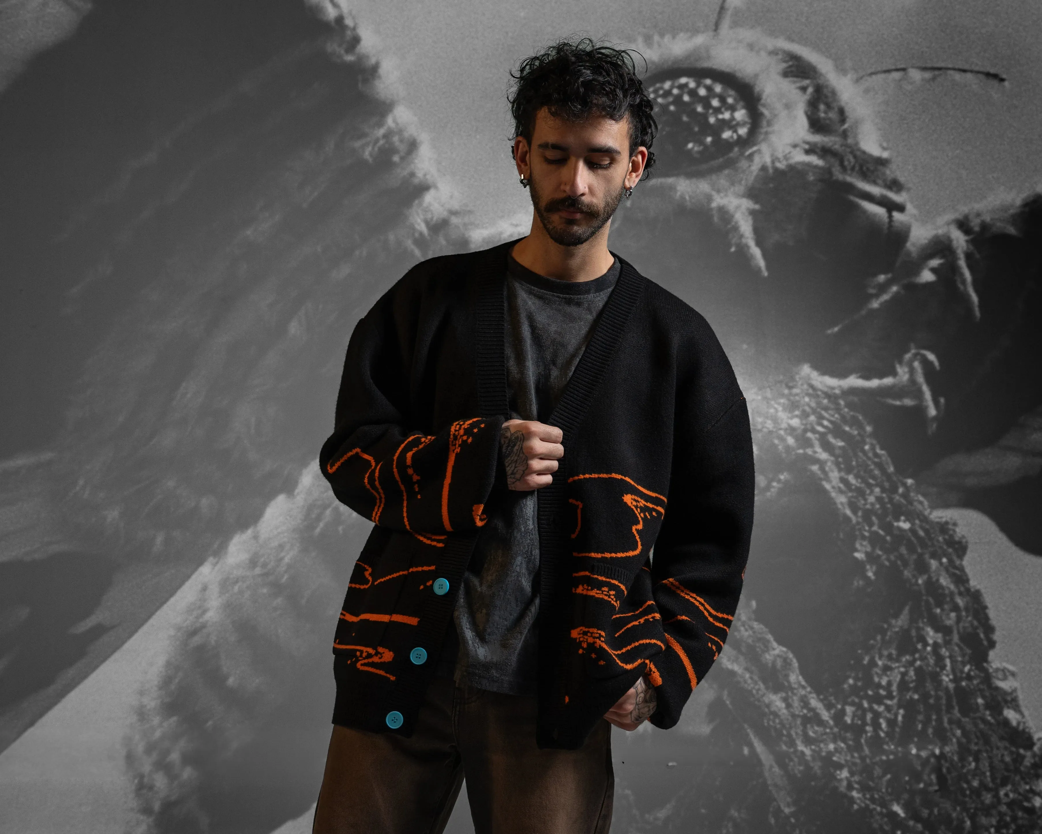 Queen of the Monsters Cardigan sold by Steady Hands product image thumbnail 5