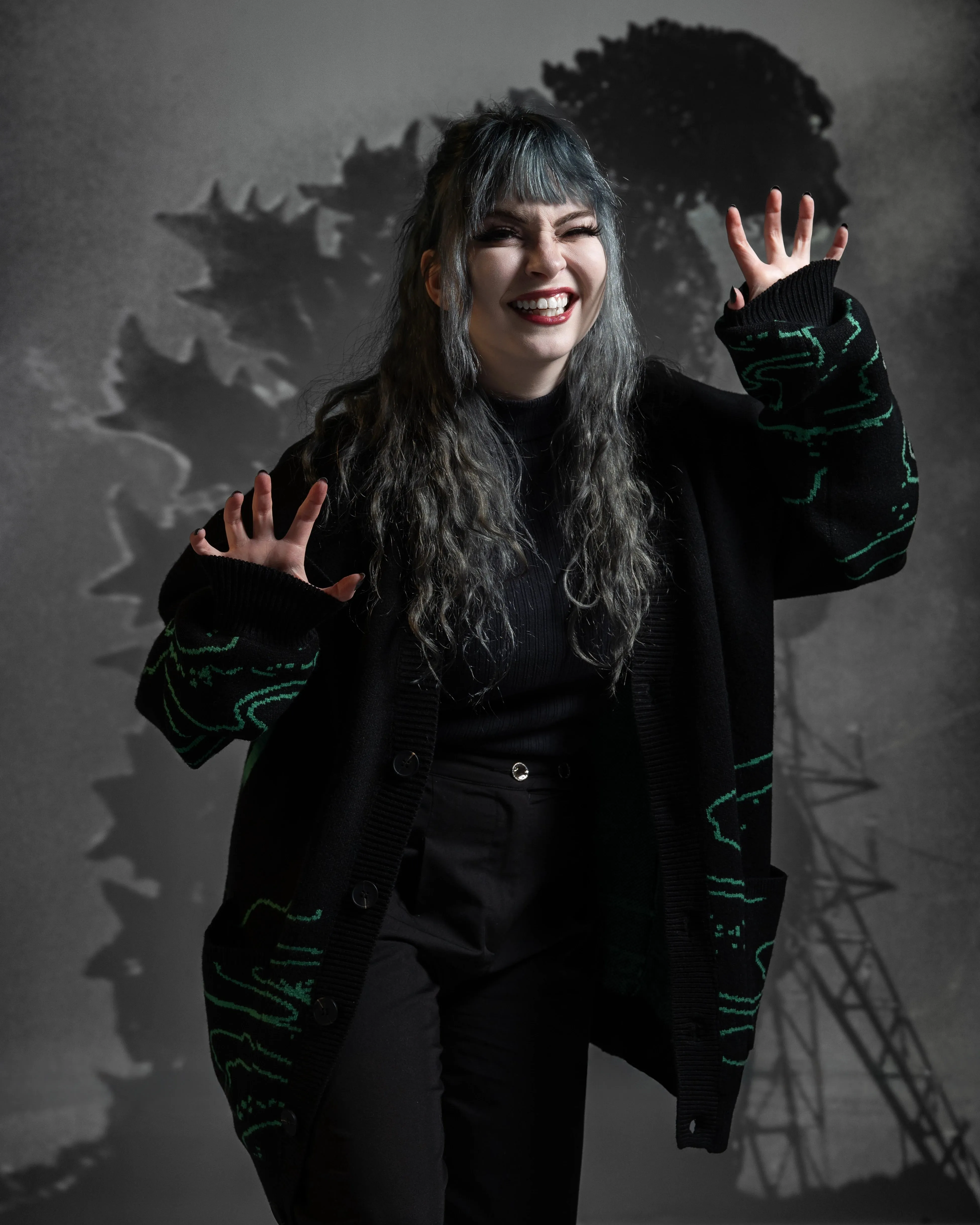 King of the Monsters Cardigan sold by Steady Hands product image thumbnail 5