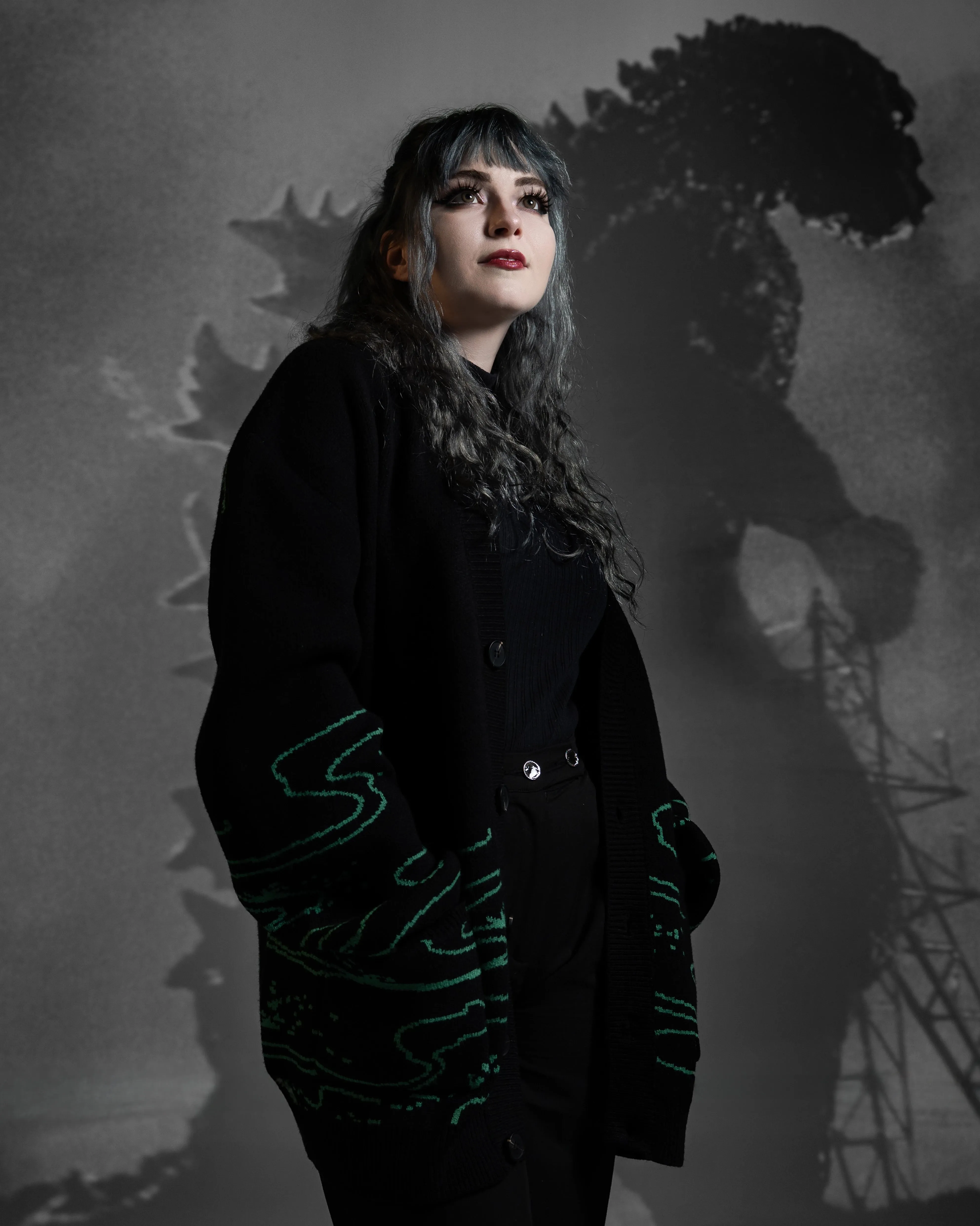 King of the Monsters Cardigan sold by Steady Hands product image thumbnail 4