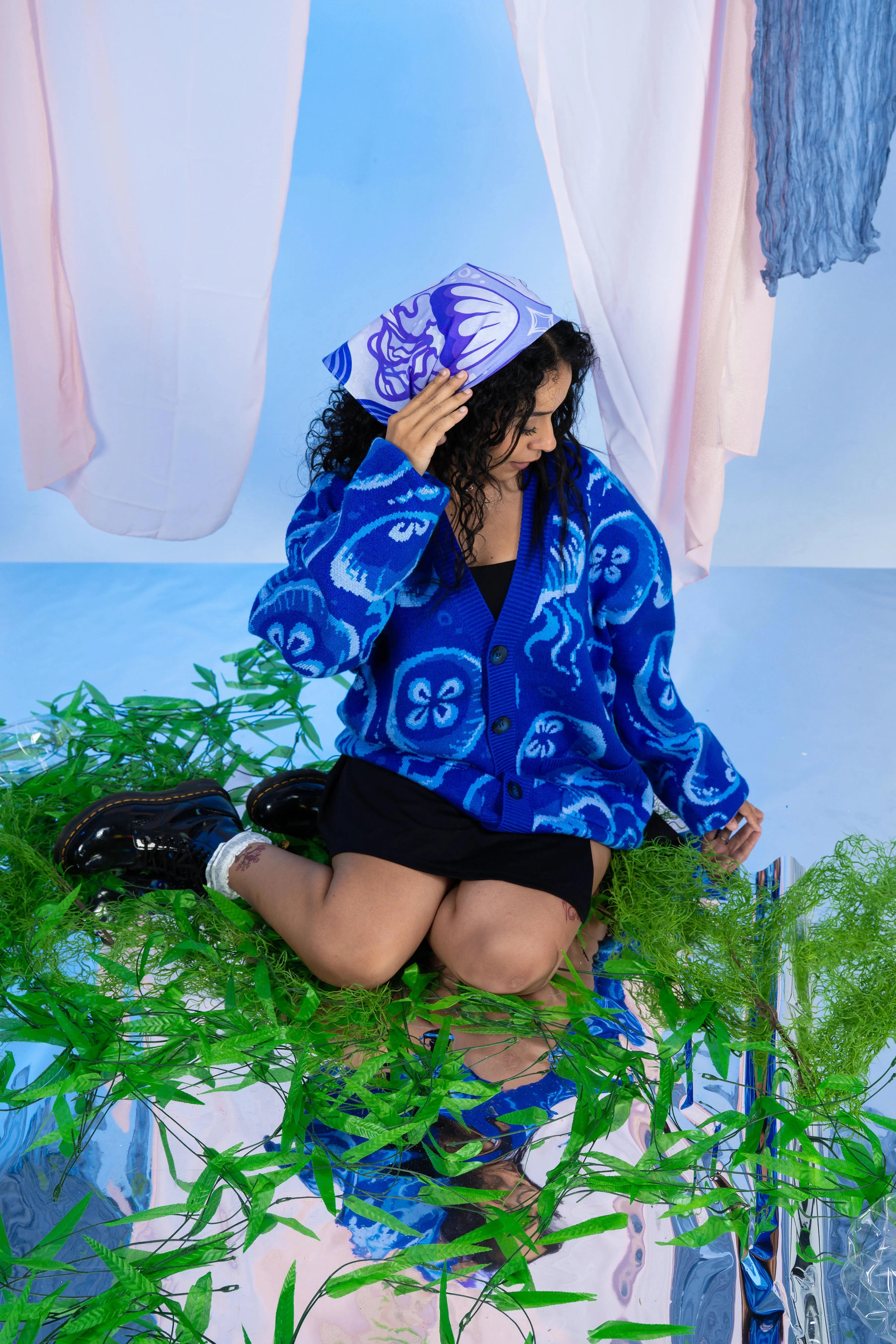Moon Jellyfish Cardigan sold by Steady Hands product image thumbnail 5