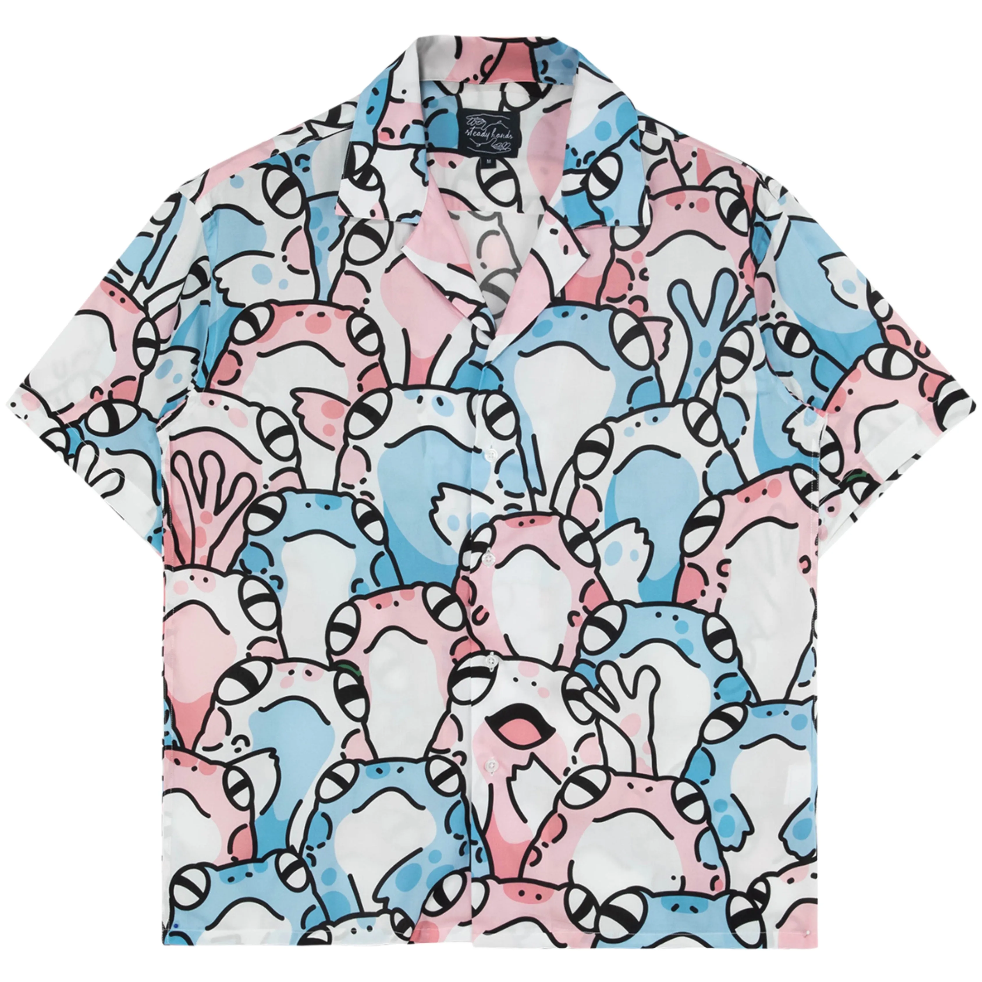 Trans Frog Button Up sold by Steady Hands