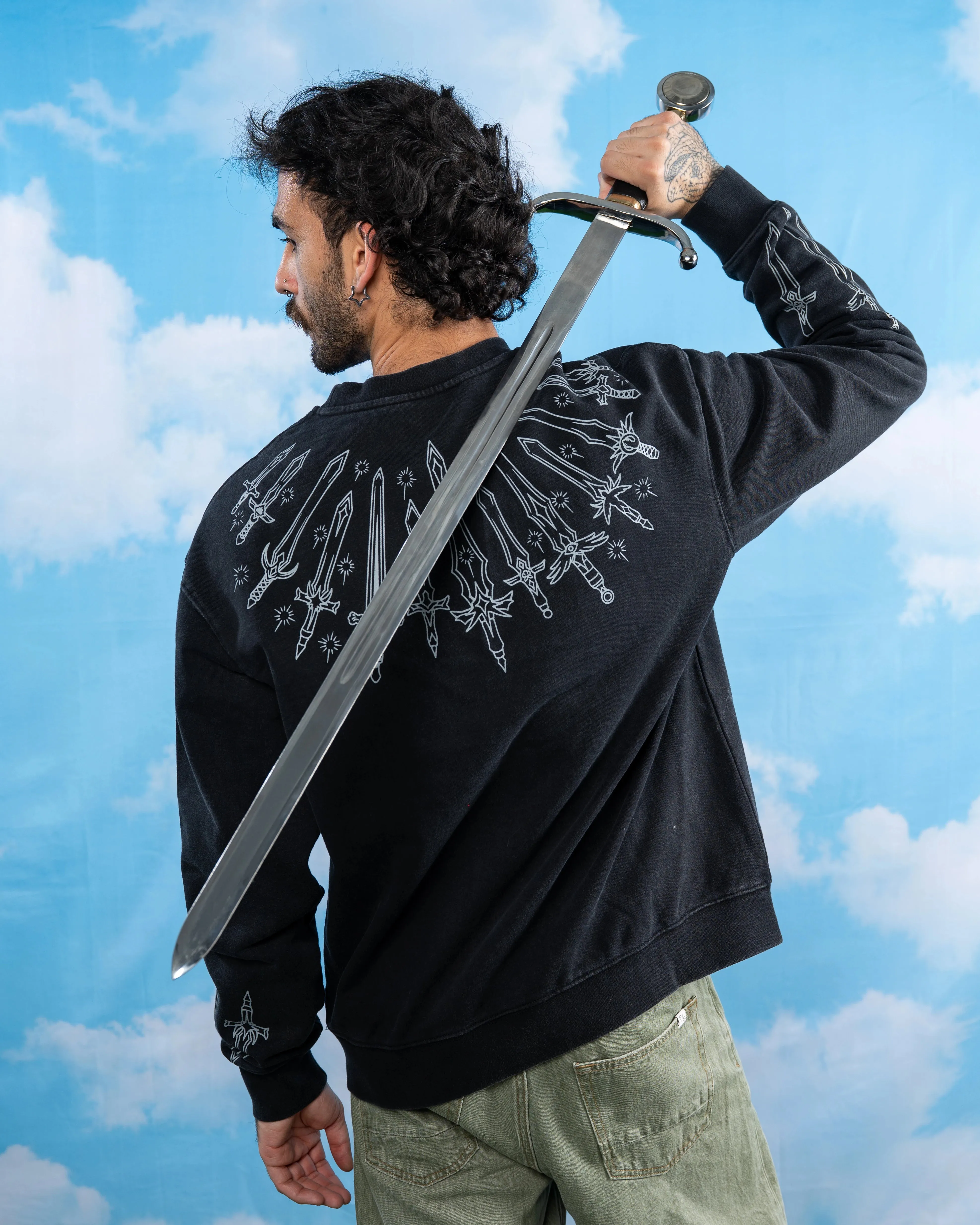 10 Billion Swords Sweater sold by Steady Hands product image thumbnail 5