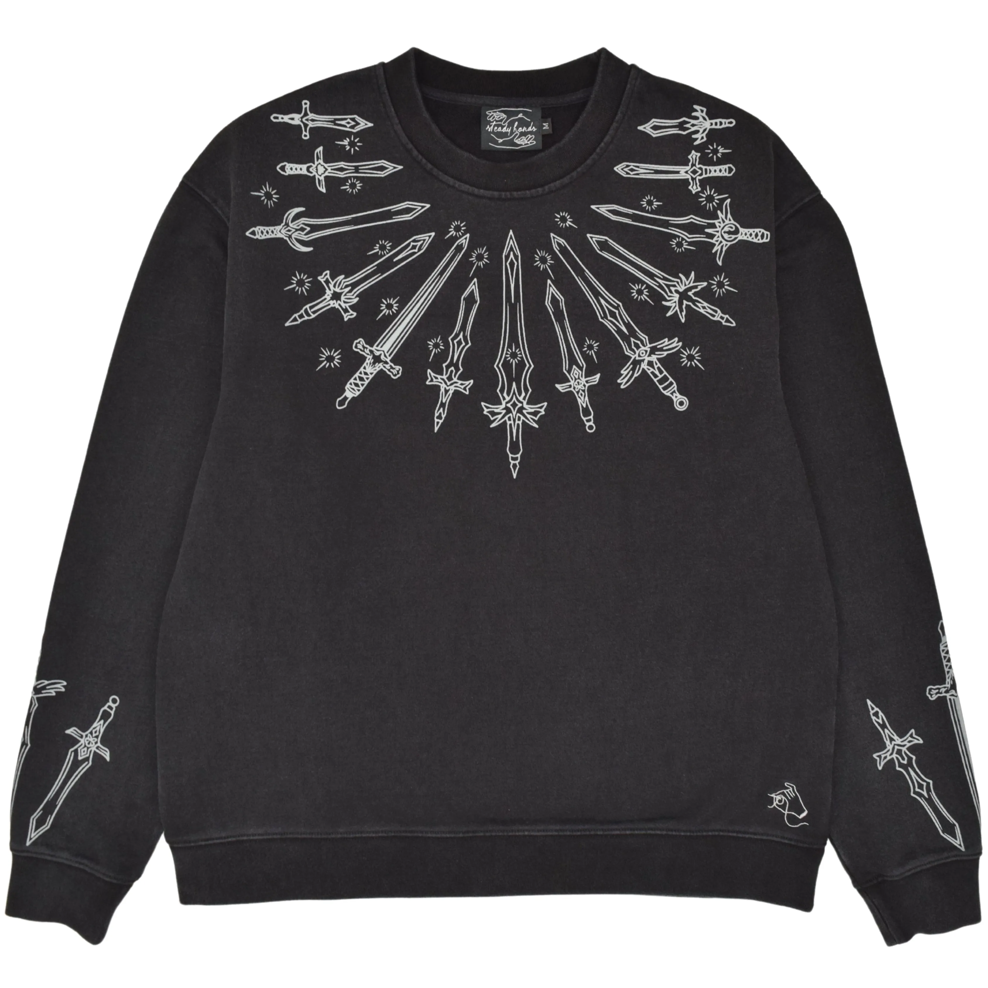 10 Billion Swords Sweater sold by Steady Hands