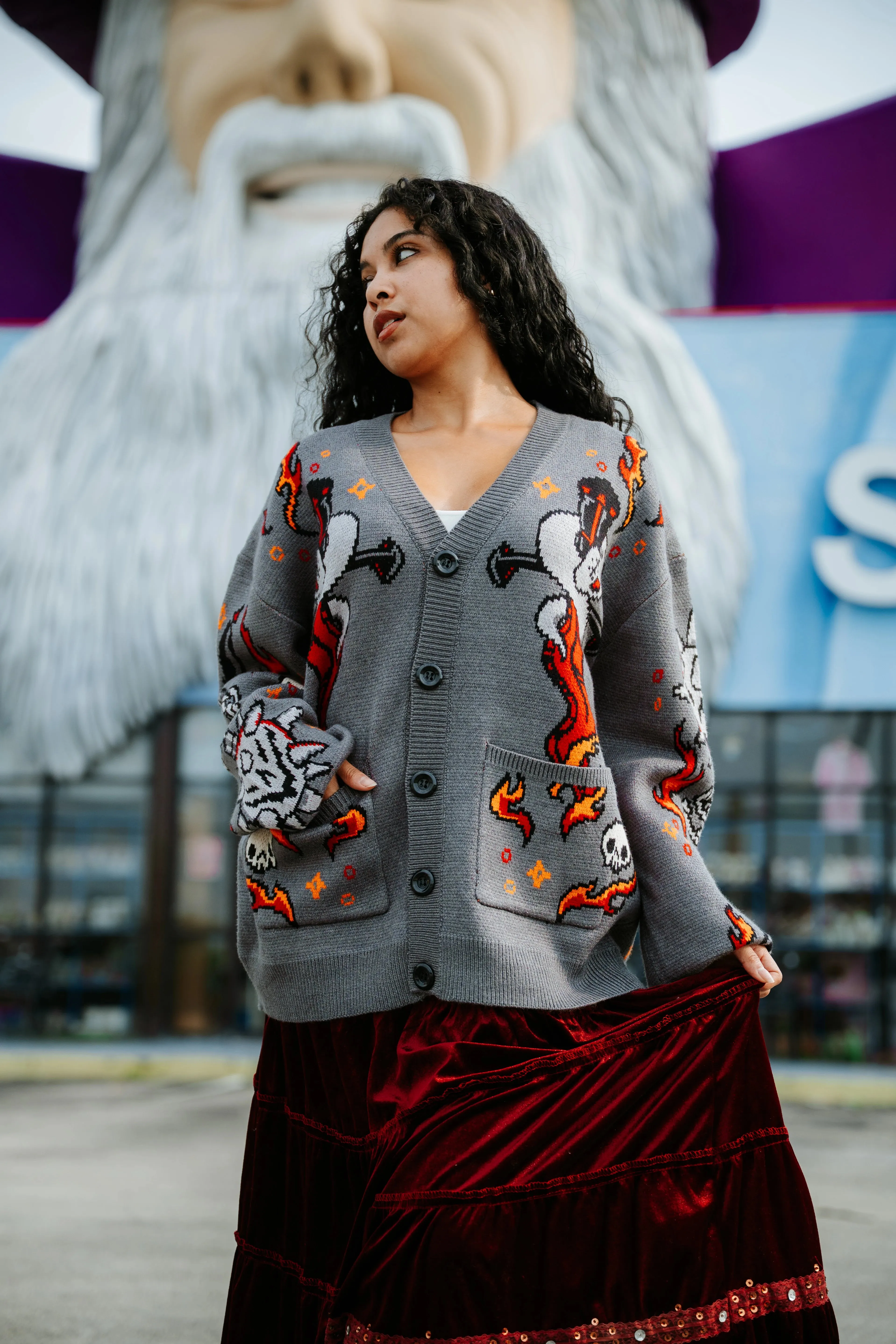 Cursed Weapon Cardigan sold by Steady Hands product image thumbnail 5