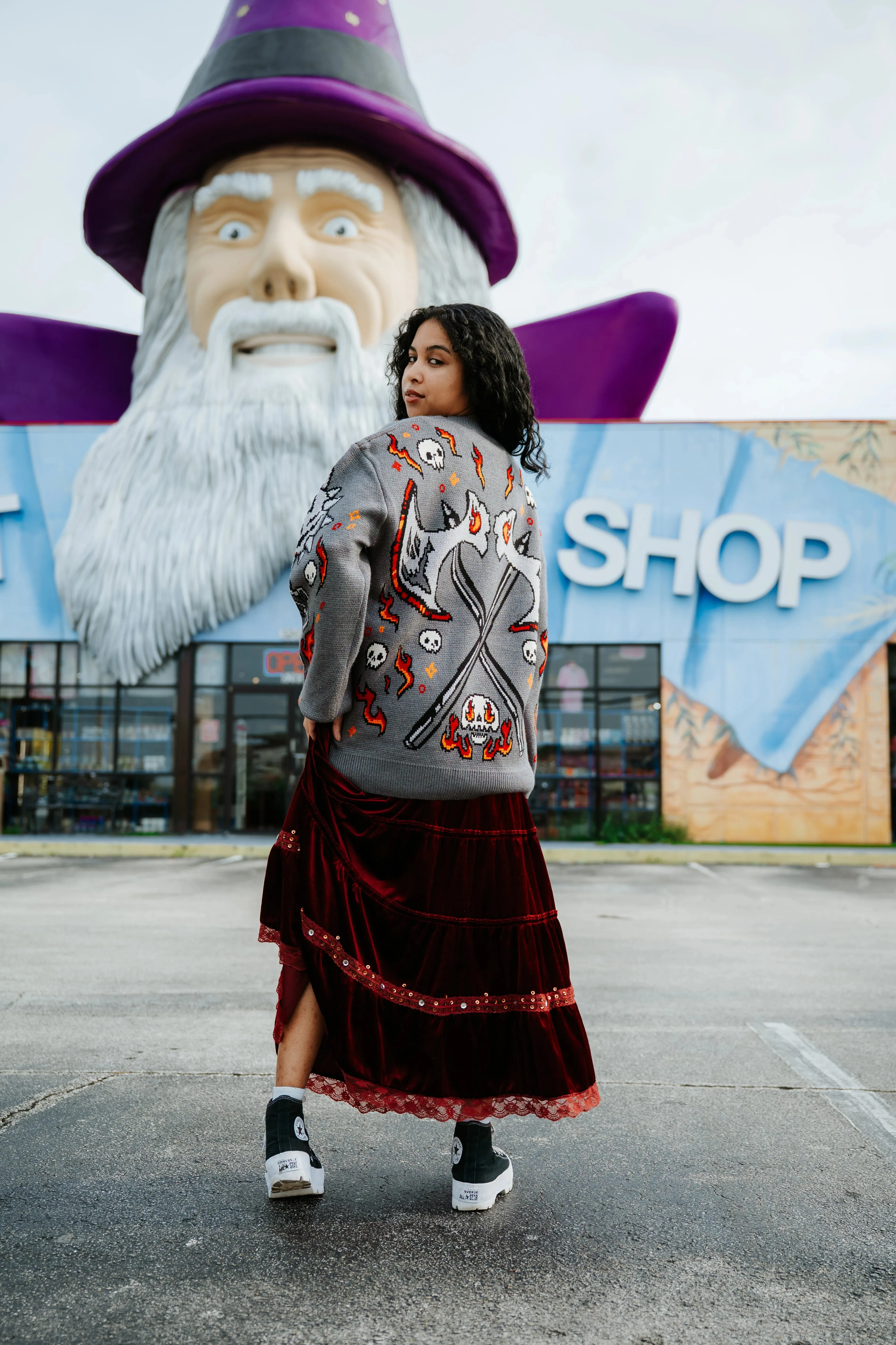 Cursed Weapon Cardigan sold by Steady Hands product image thumbnail 4