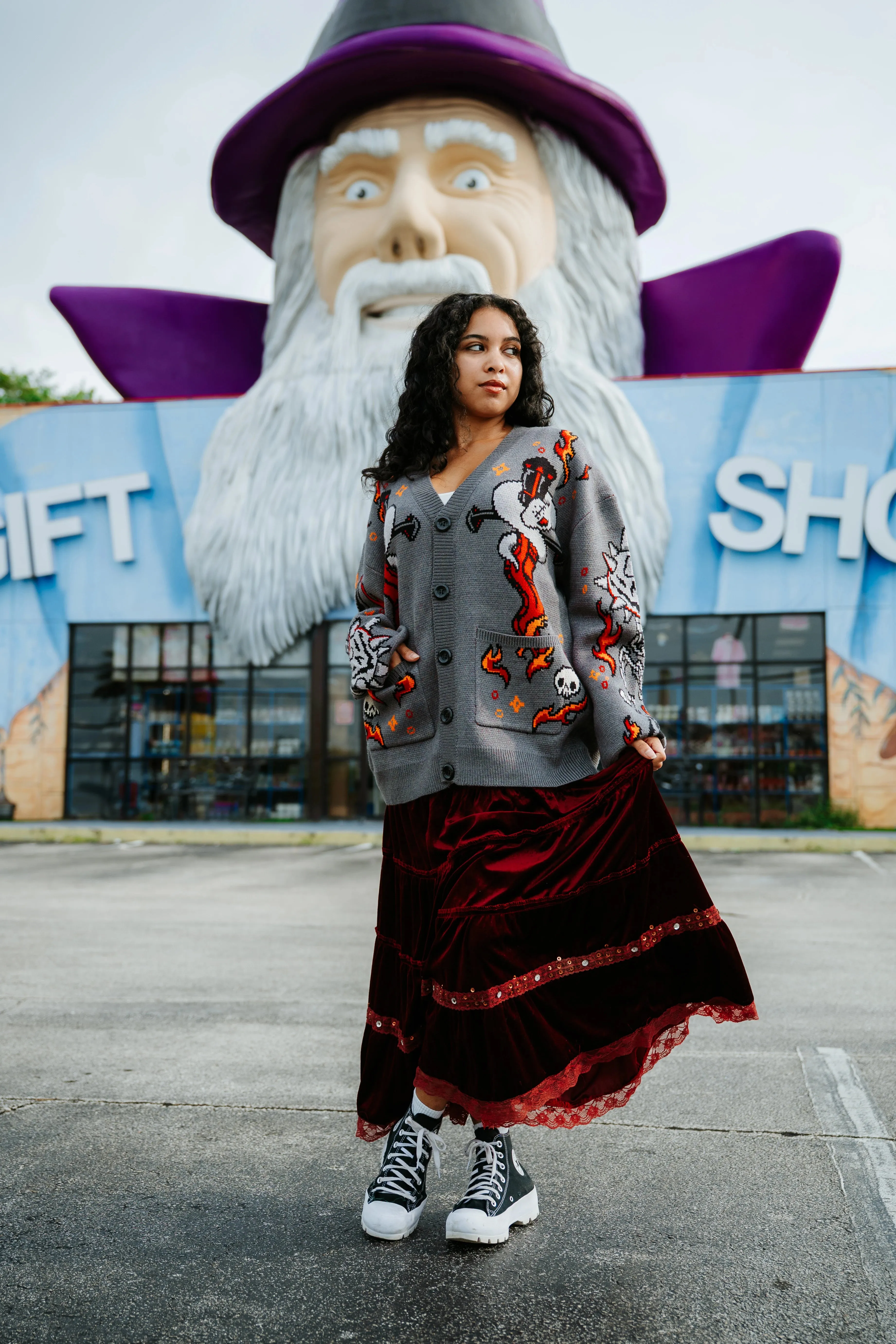 Cursed Weapon Cardigan sold by Steady Hands product image thumbnail 3