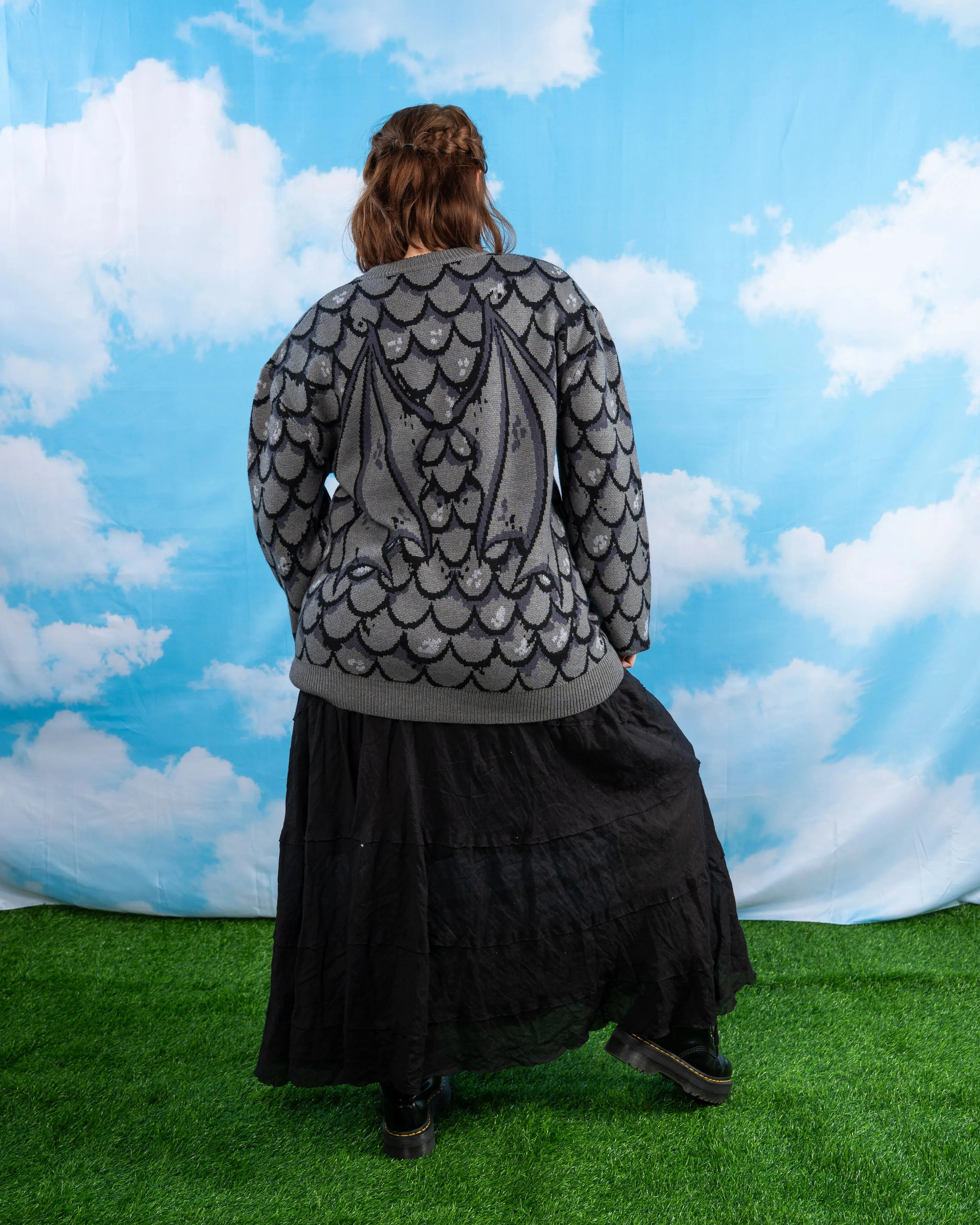 Black Dragon Sweater sold by Steady Hands product image thumbnail 4