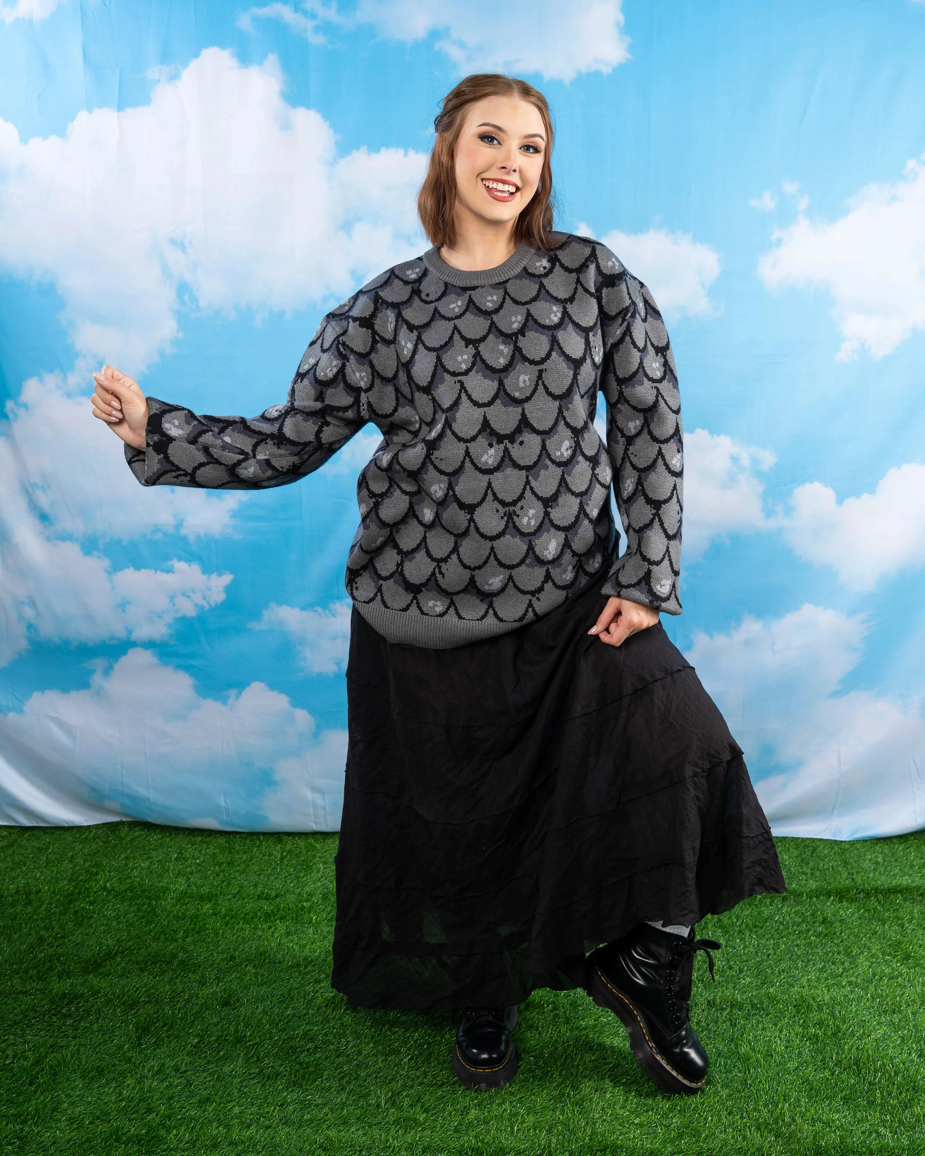 Black Dragon Sweater sold by Steady Hands product image thumbnail 3