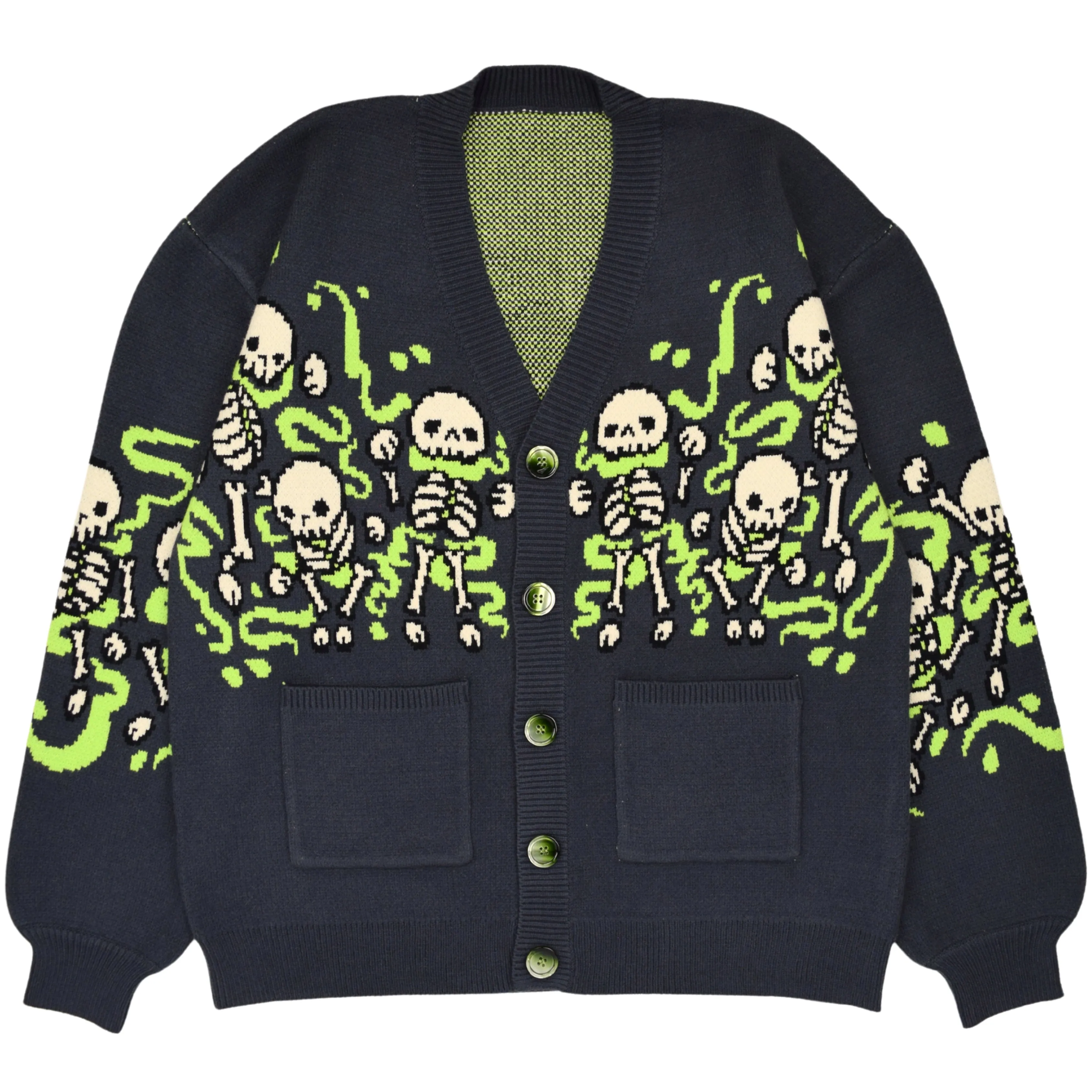 Danse Macabre Cardigan sold by Steady Hands