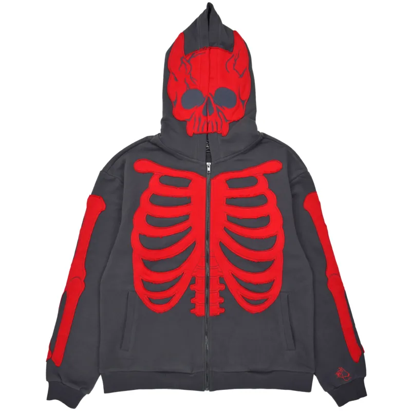 Demon Skeleton Hoodie sold by Steady Hands