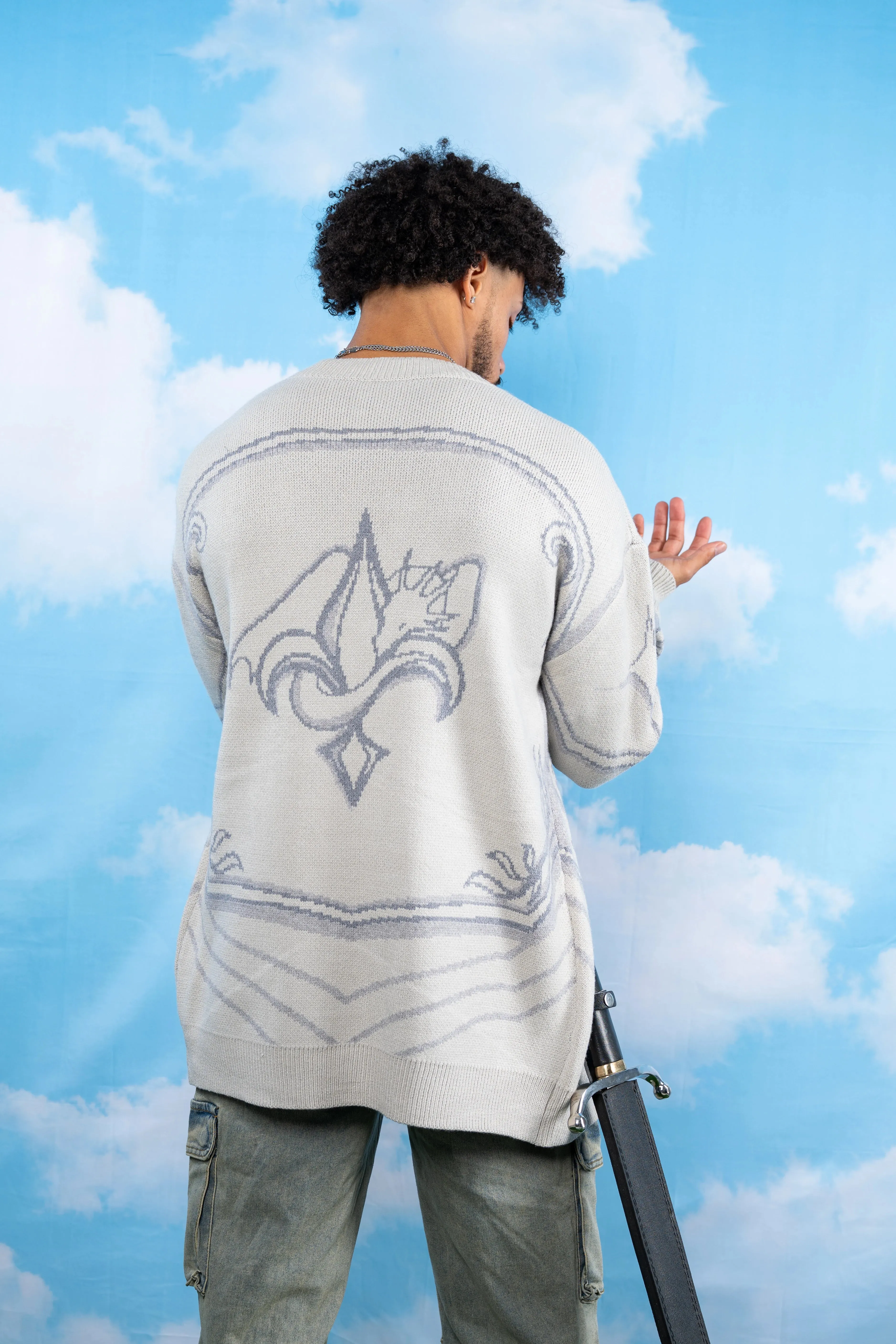 Knight's Armor Cardigan sold by Steady Hands product image thumbnail 4