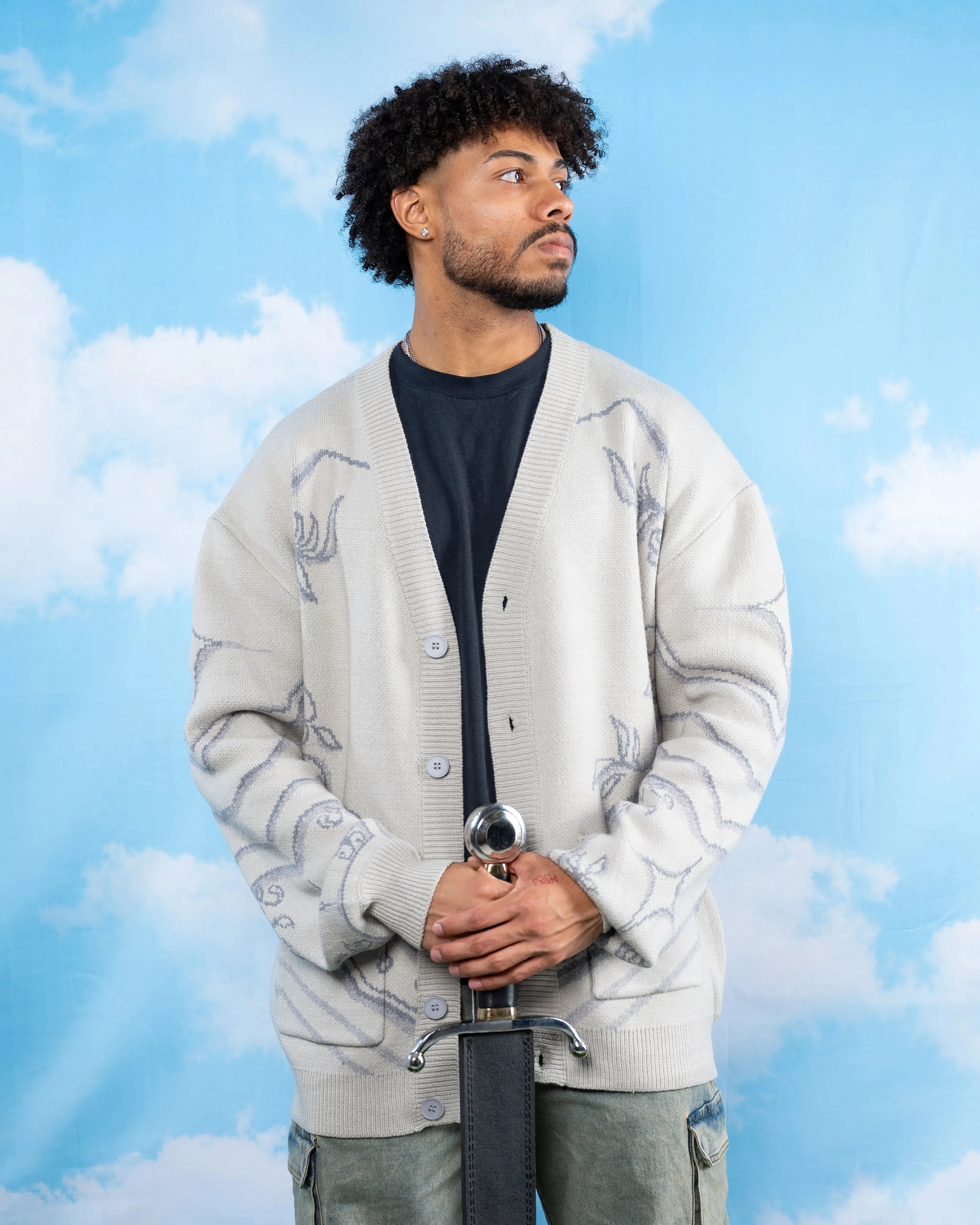 Knight's Armor Cardigan sold by Steady Hands product image thumbnail 3