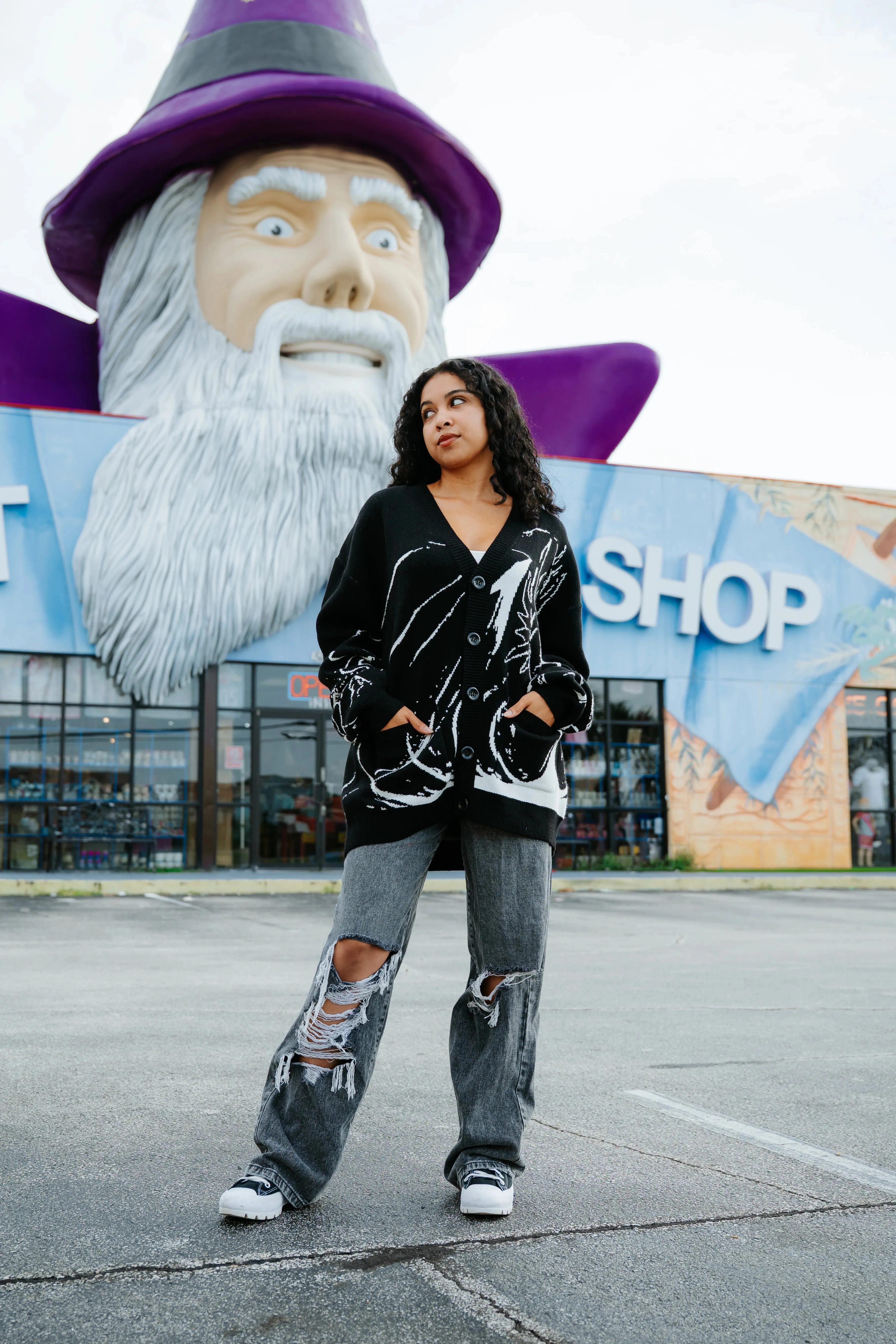 Guard Thy Castle Cardigan sold by Steady Hands product image thumbnail 3