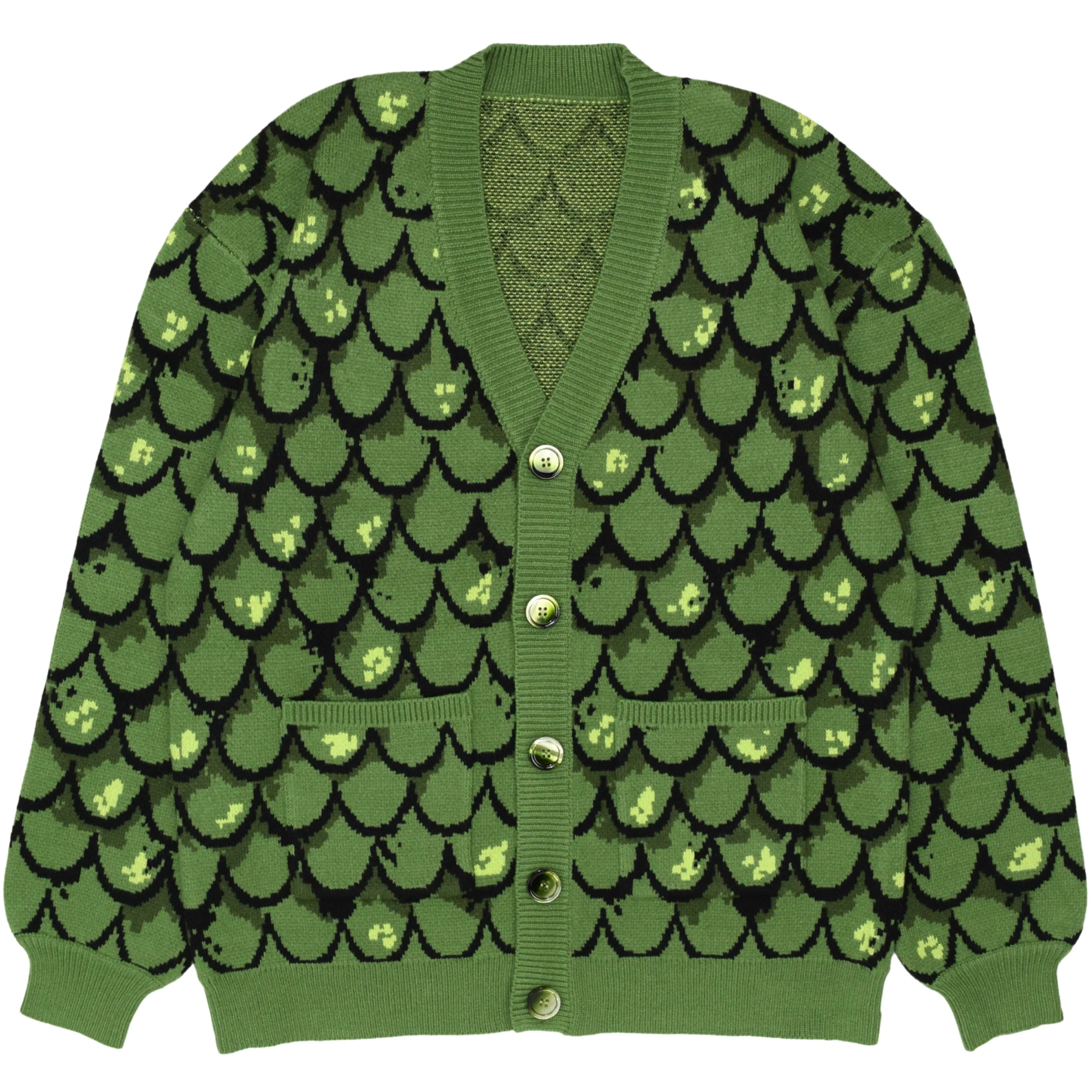 Green Dragon Cardigan sold by Steady Hands product image thumbnail 2