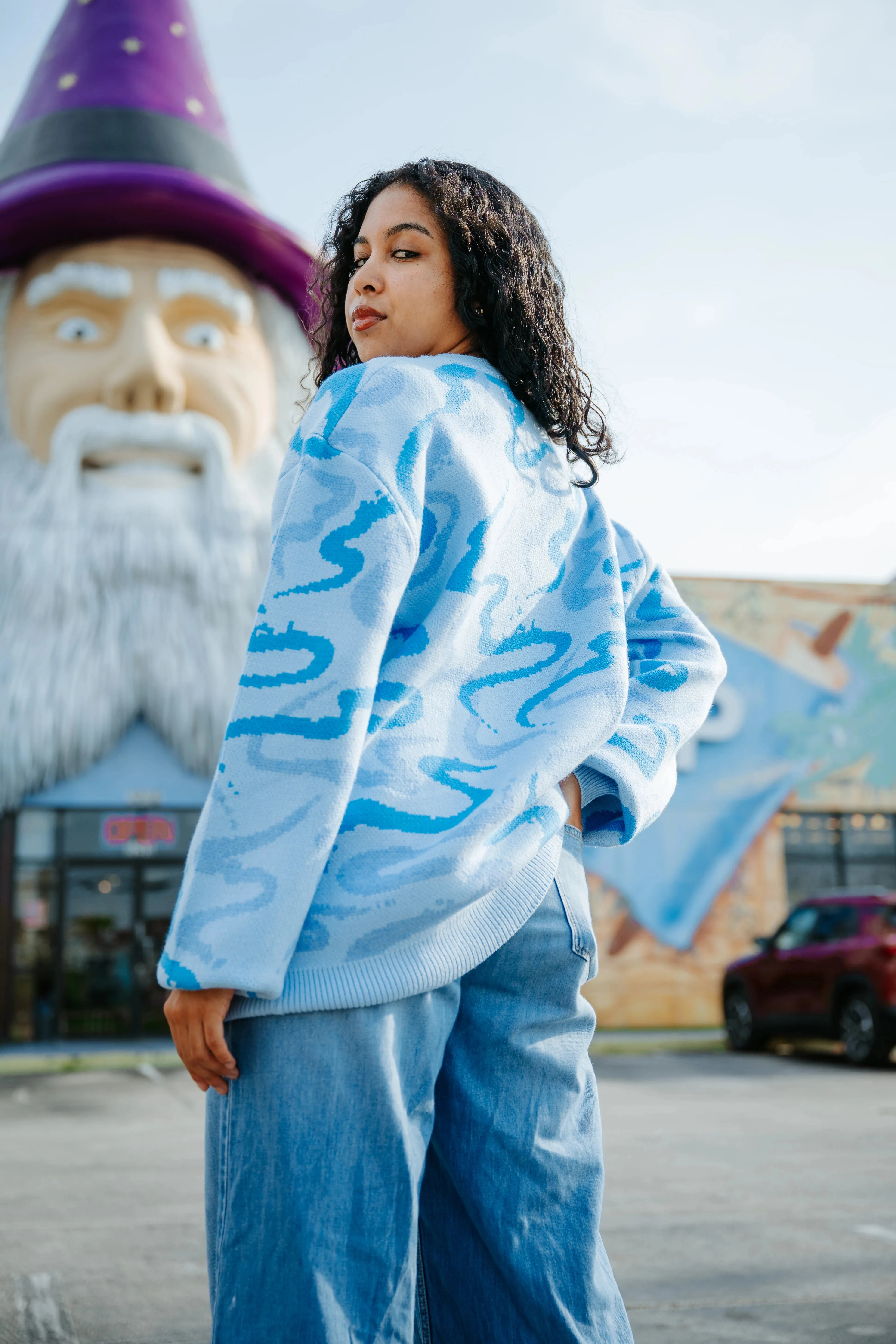 Pondering Orb Sweater sold by Steady Hands product image thumbnail 4