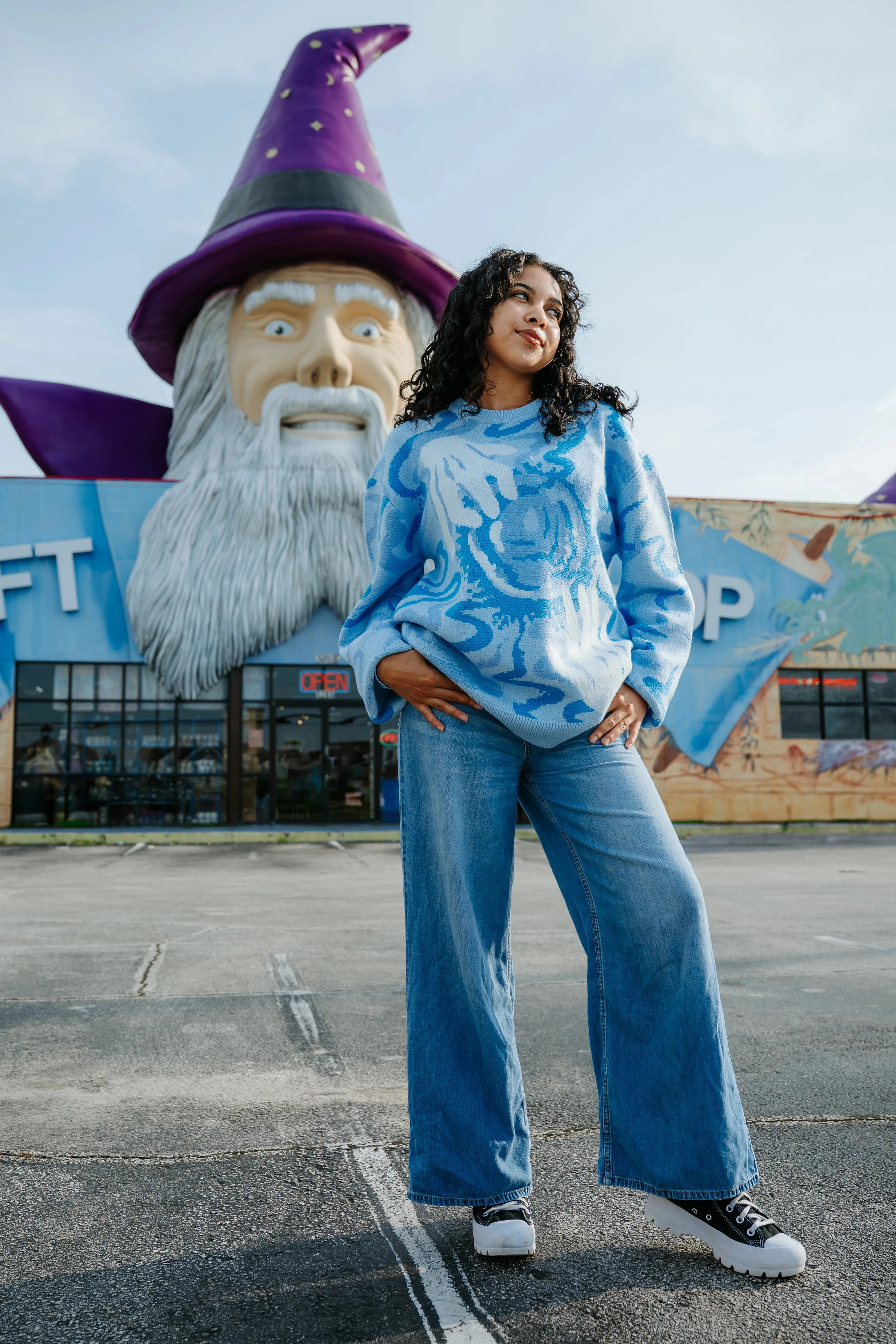 Pondering Orb Sweater sold by Steady Hands product image thumbnail 3