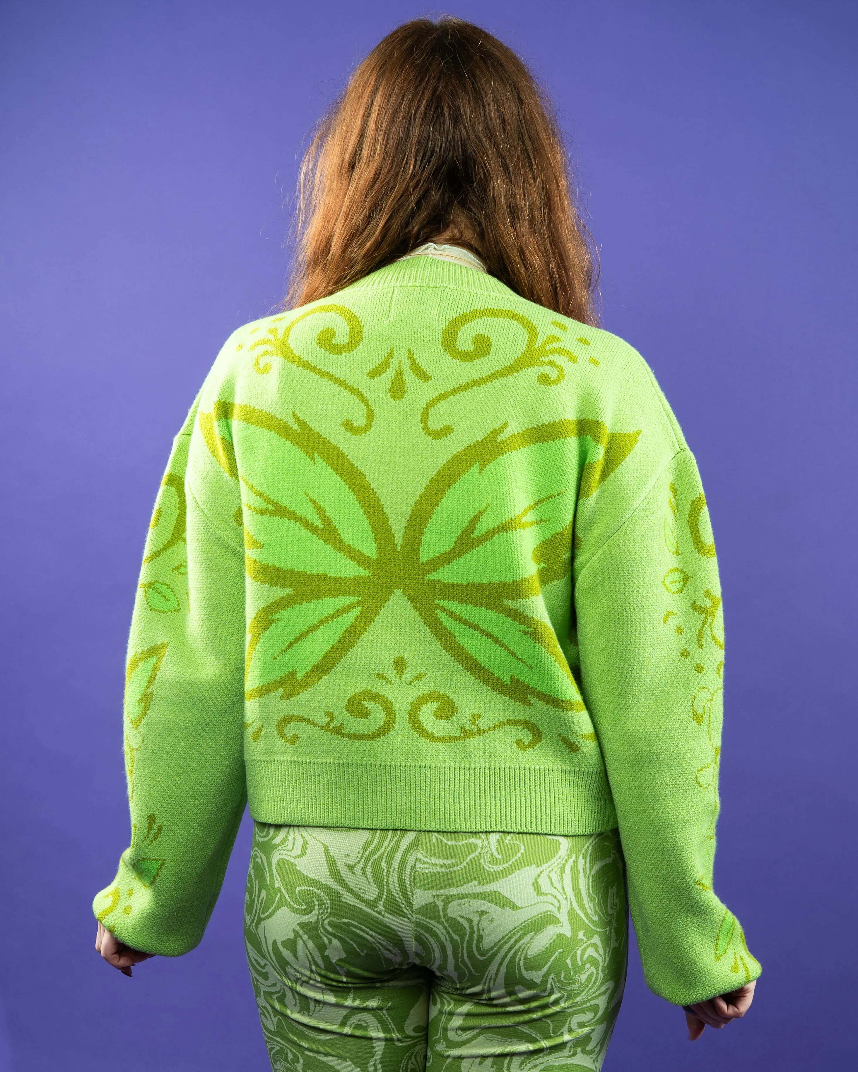 Cropped Illusen Cardigan sold by Steady Hands product image thumbnail 3