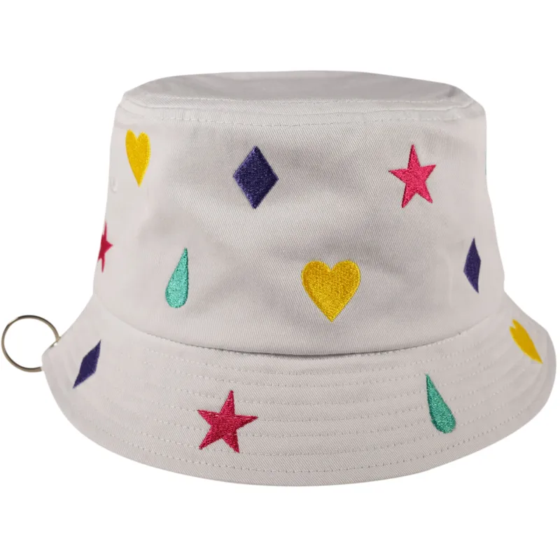 White Clown Patterned Bucket Hat sold by Steady Hands