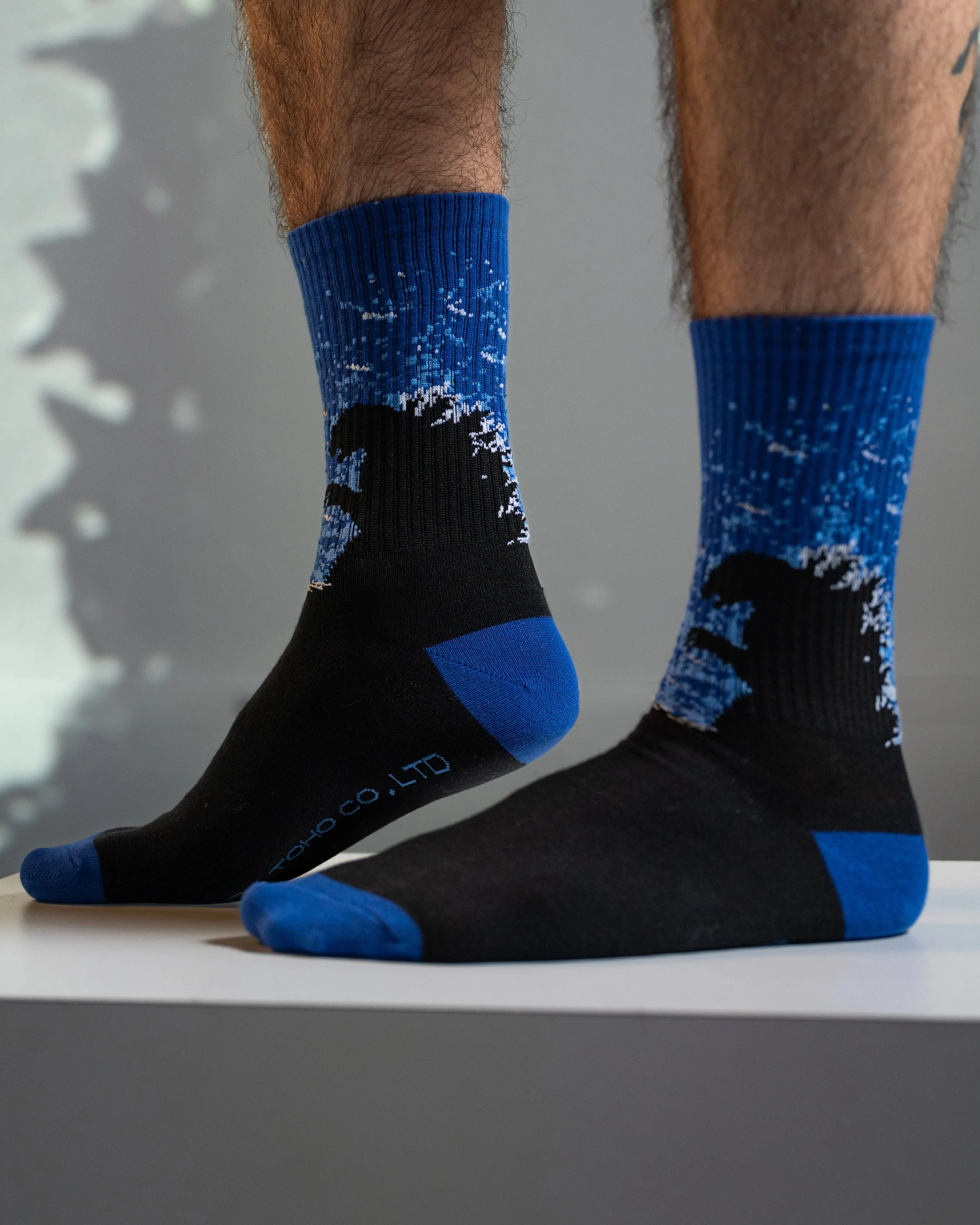 Godzilla Silhouette Socks sold by Steady Hands product image thumbnail 3