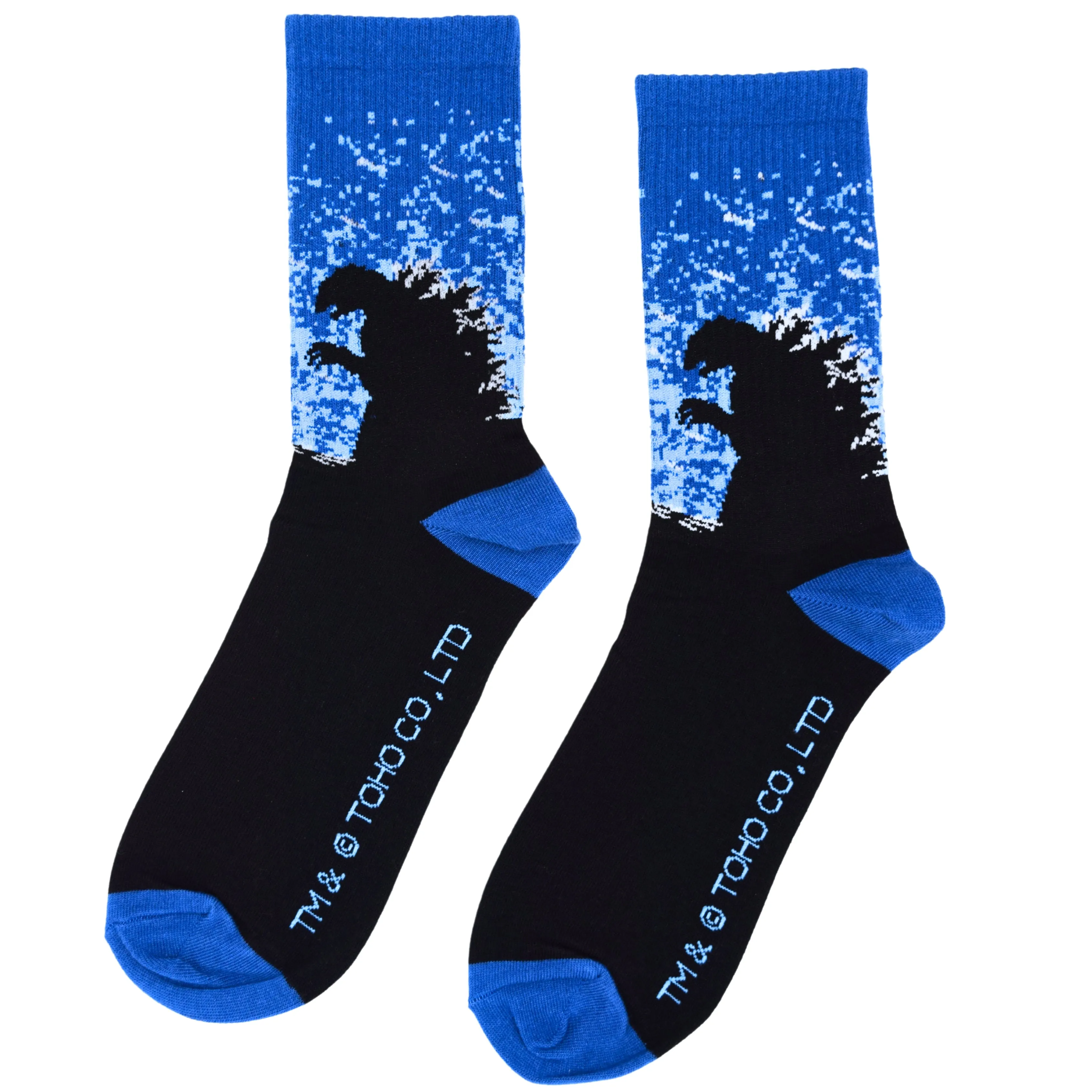 Godzilla Silhouette Socks sold by Steady Hands