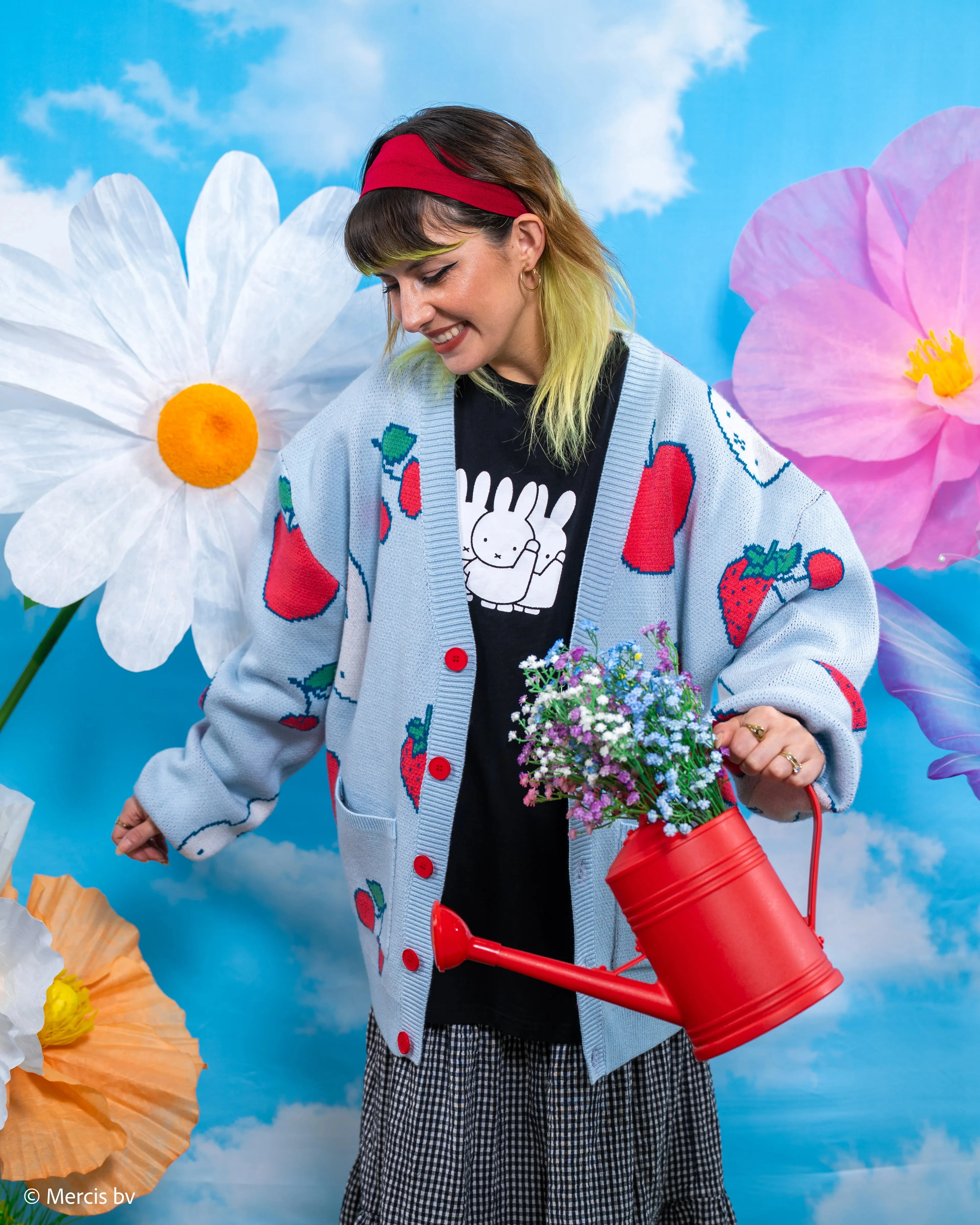 Miffy Strawberry Cardigan sold by Steady Hands product image thumbnail 5