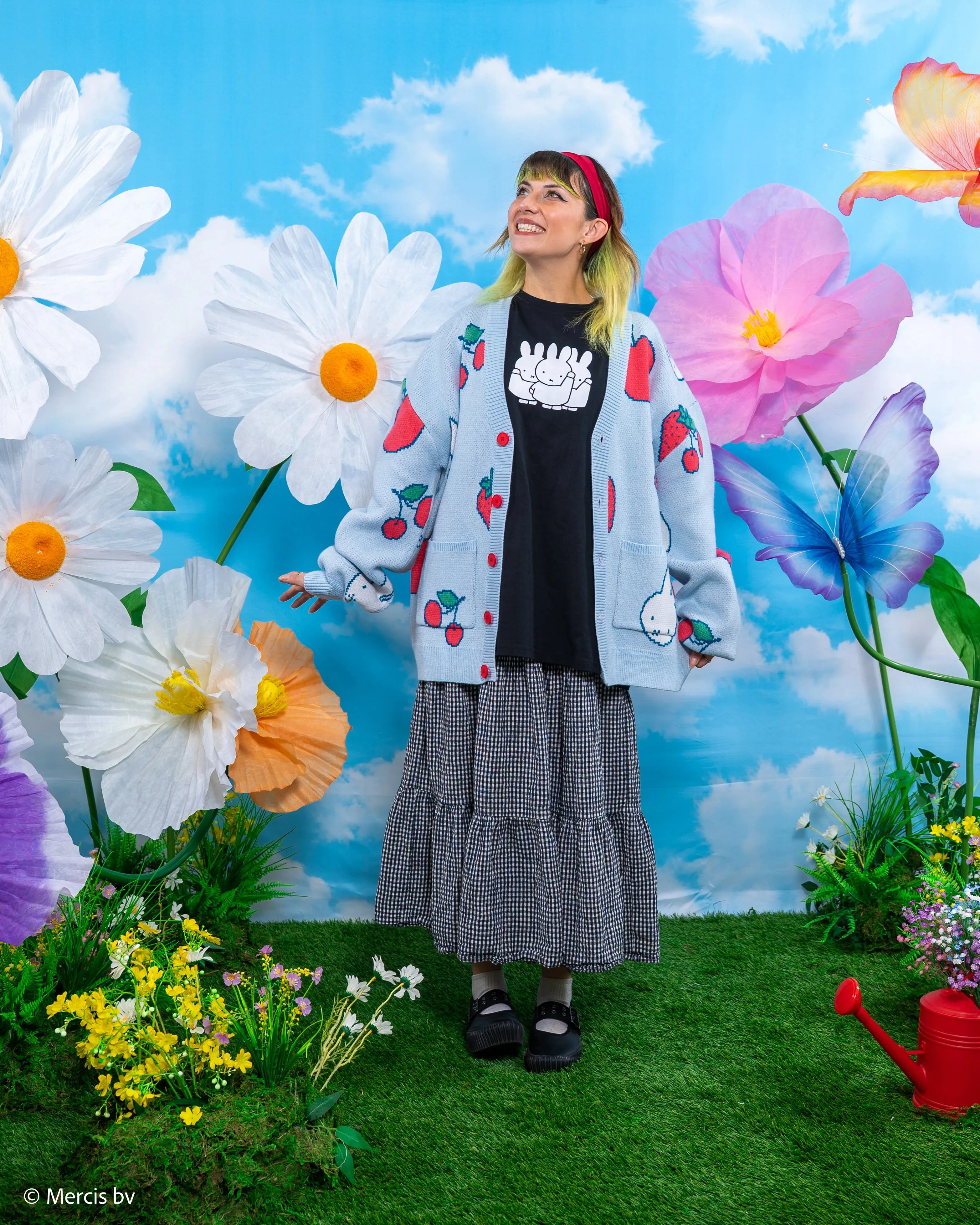 Miffy Strawberry Cardigan sold by Steady Hands product image thumbnail 3