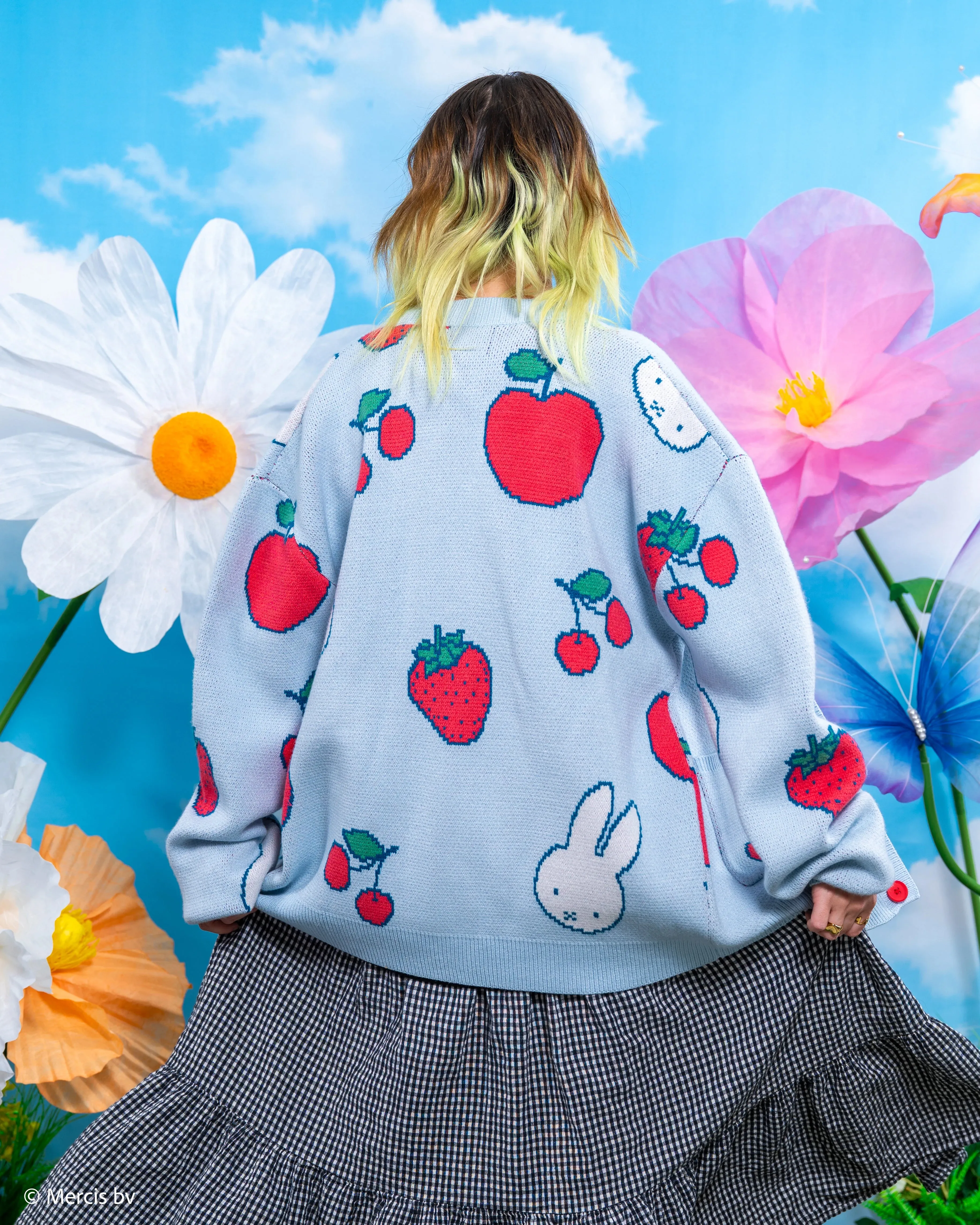 Miffy Strawberry Cardigan sold by Steady Hands product image thumbnail 4