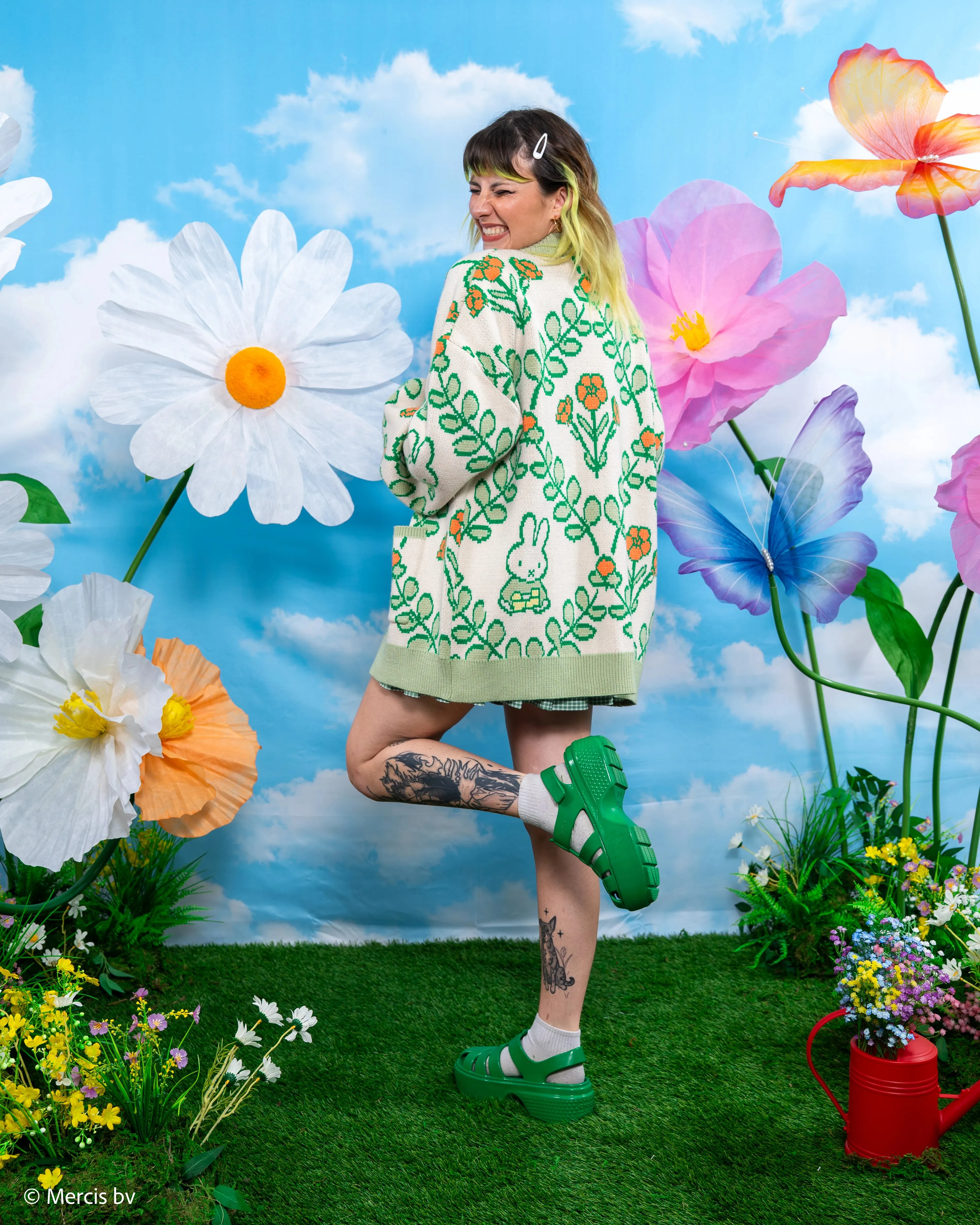 Miffy Garden Cardigan sold by Steady Hands product image thumbnail 4